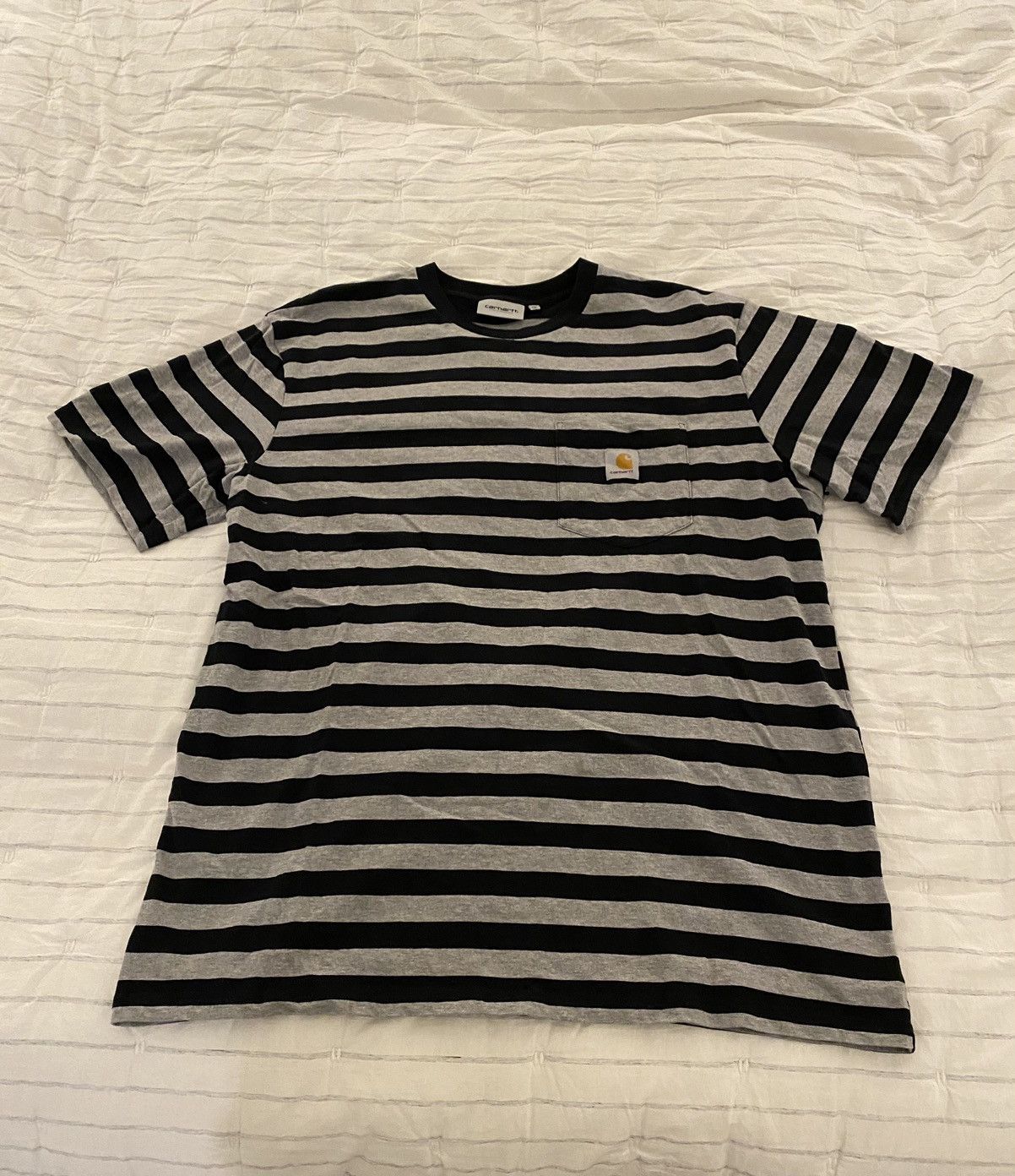 Carhartt Wip Carhartt WIP Merrick Stripe Pocket T-shirt Size US XXL / EU 58 / 5 - 3 Thumbnail