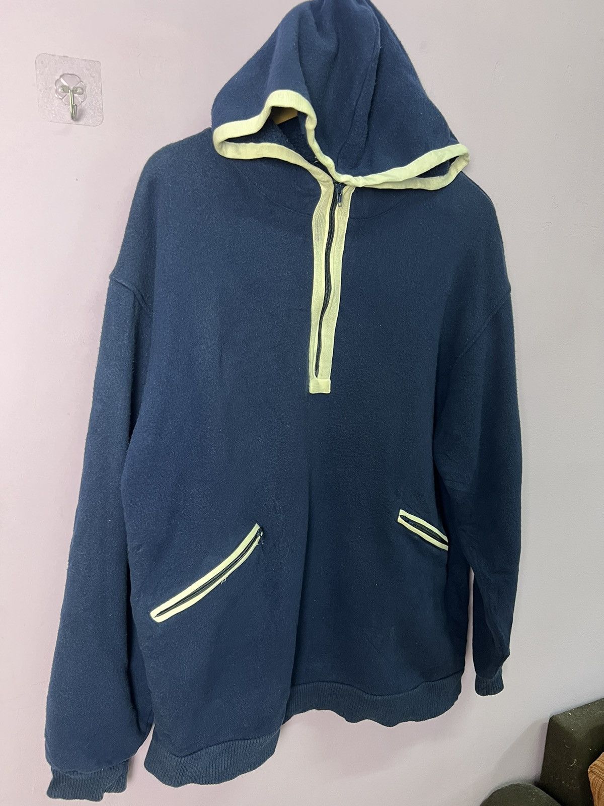 Quiksilver 🔥Vintage Quiksilver Japan Half Zipper Hoodies Size US M / EU 48-50 / 2 - 9 Thumbnail