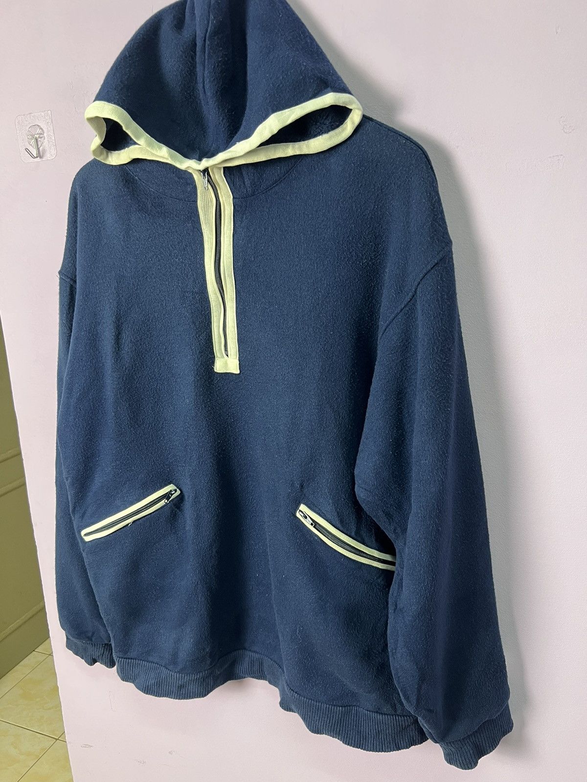 Quiksilver 🔥Vintage Quiksilver Japan Half Zipper Hoodies Size US M / EU 48-50 / 2 - 8 Thumbnail