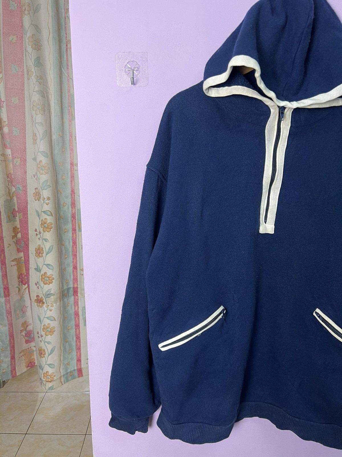 Quiksilver 🔥Vintage Quiksilver Japan Half Zipper Hoodies Size US M / EU 48-50 / 2 - 4 Thumbnail