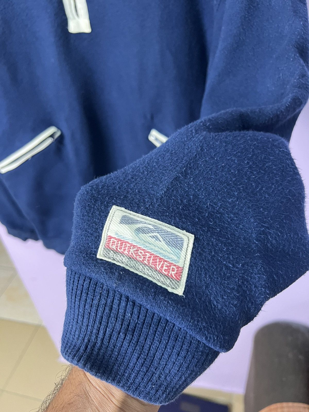 Quiksilver 🔥Vintage Quiksilver Japan Half Zipper Hoodies Size US M / EU 48-50 / 2 - 11 Thumbnail