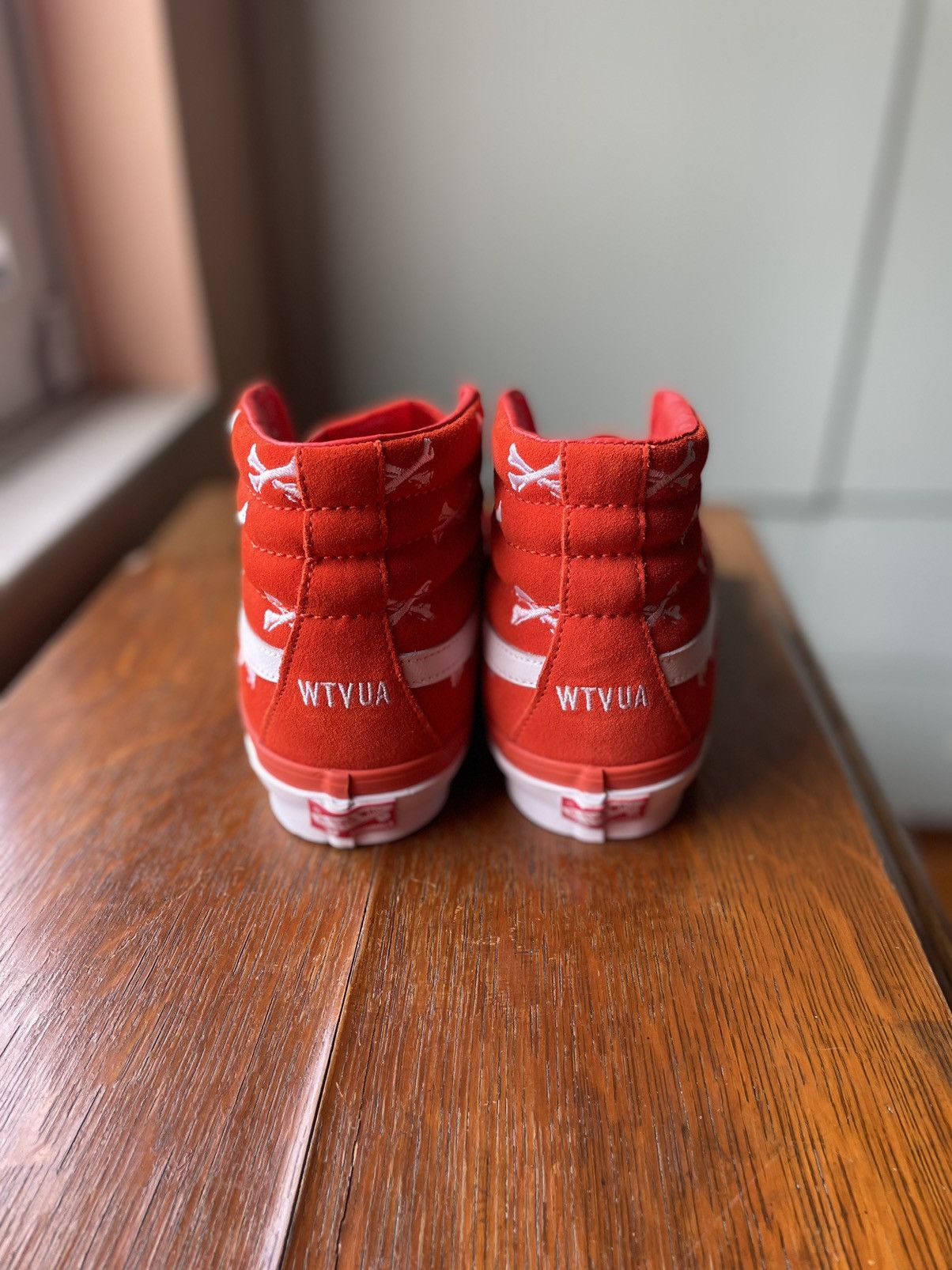 Vans × Wtaps WTAPS X Vans Vault WTVUA Og Sk8-Hi Lx Bones Size US 11.5 / EU 44-45 - 4 Thumbnail