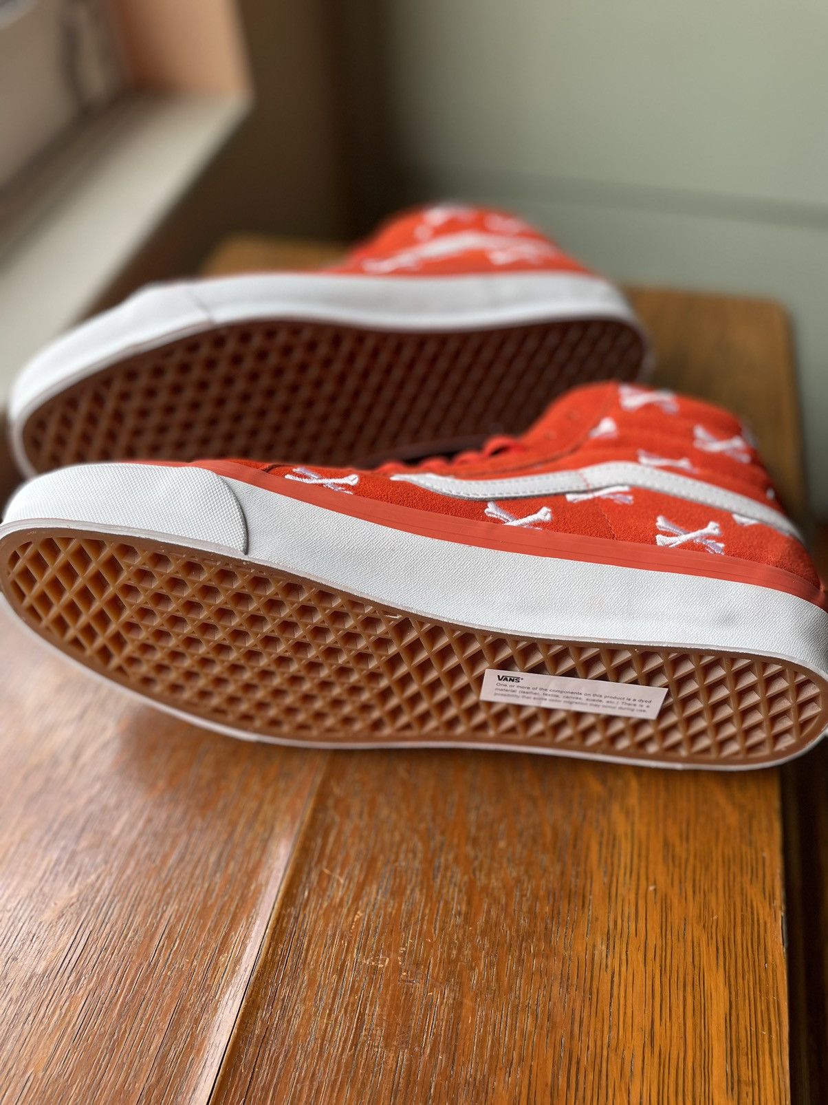 Vans × Wtaps WTAPS X Vans Vault WTVUA Og Sk8-Hi Lx Bones Size US 11.5 / EU 44-45 - 6 Thumbnail