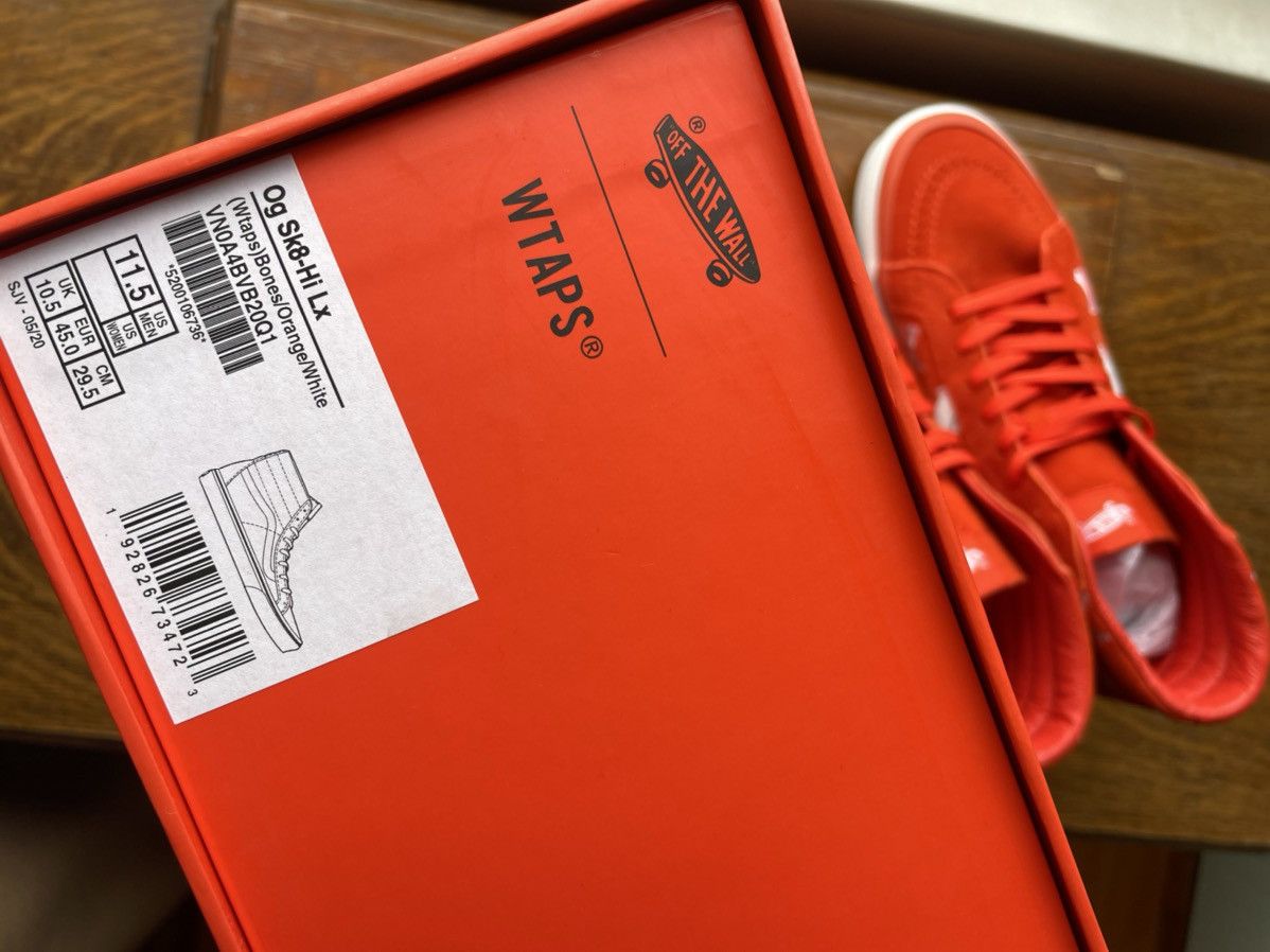 Vans × Wtaps WTAPS X Vans Vault WTVUA Og Sk8-Hi Lx Bones Size US 11.5 / EU 44-45 - 8 Thumbnail