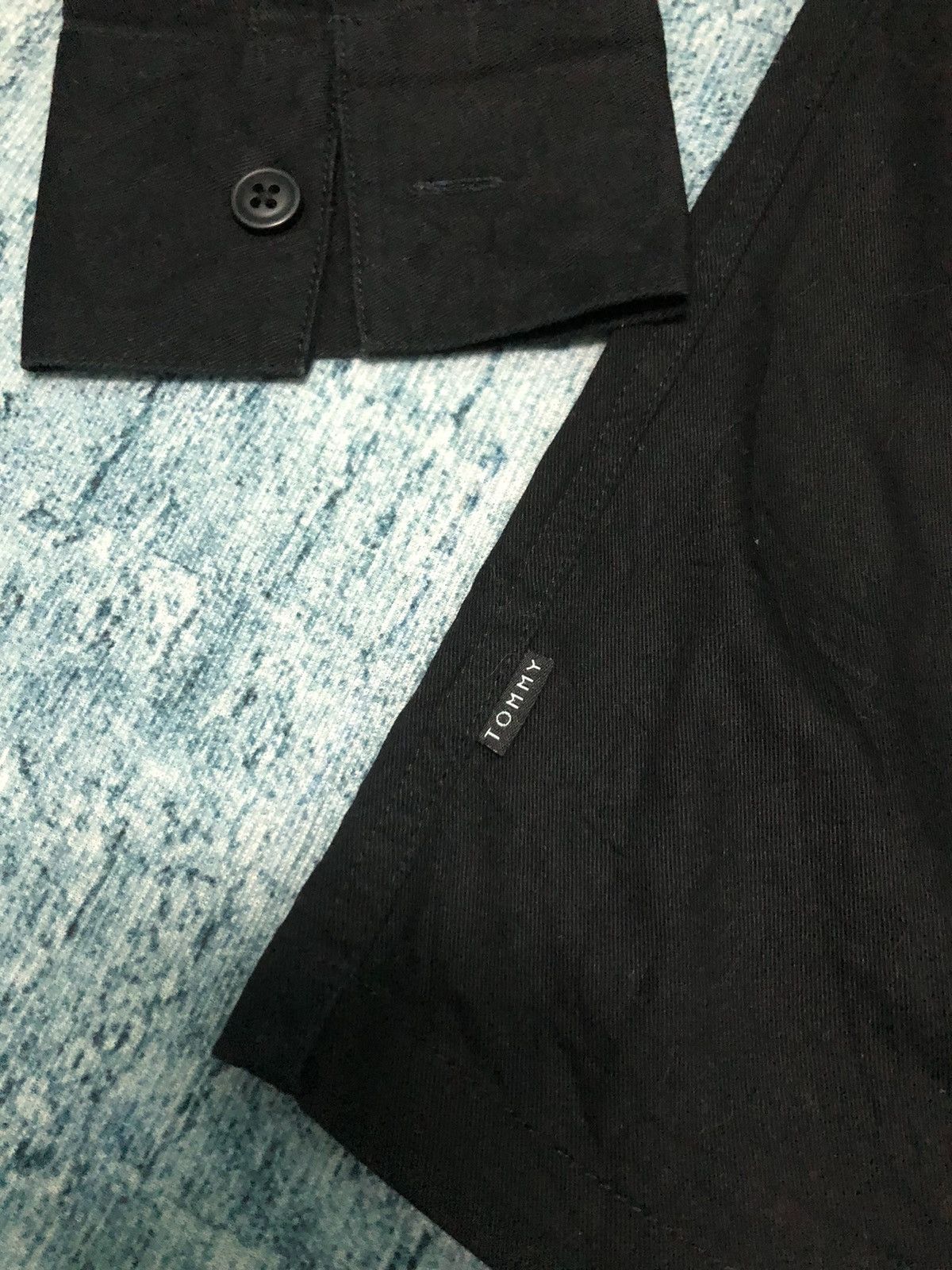 Tommy Hilfiger × Vintage VINTAGE TOMMY NYC85 MCMLXXXV MILITARY DESIGN SHIRT Size US L / EU 52-54 / 3 - 7 Thumbnail
