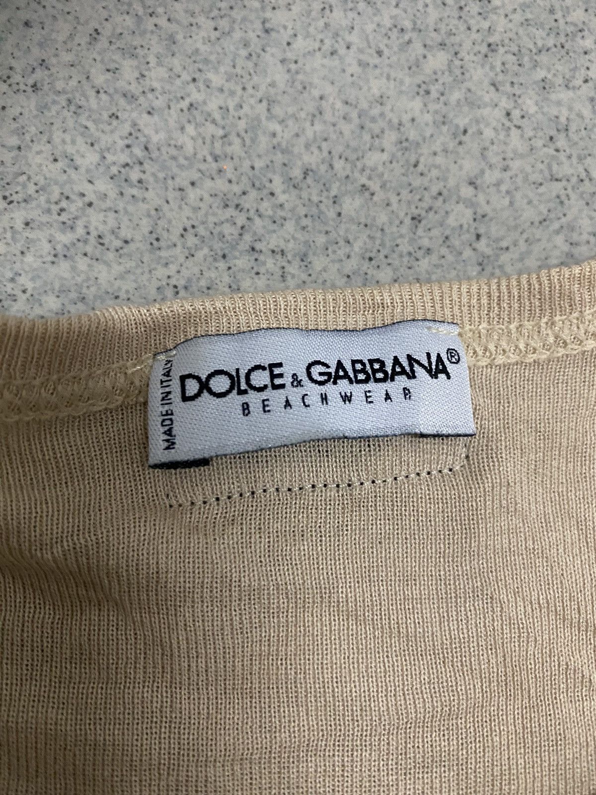 Dolce & Gabbana × Vintage Vintage Dolce&Gabbana Beachwear Tee Size S / US 4 / IT 40 - 4 Thumbnail