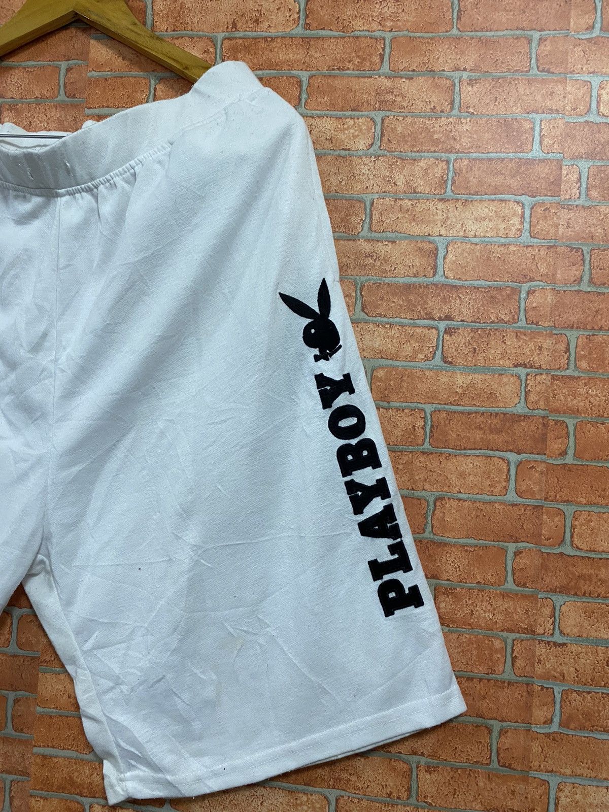Playboy × Vintage 💥delete today💥Rare Playboy Short pants nice designer Size US 33 - 2 Thumbnail