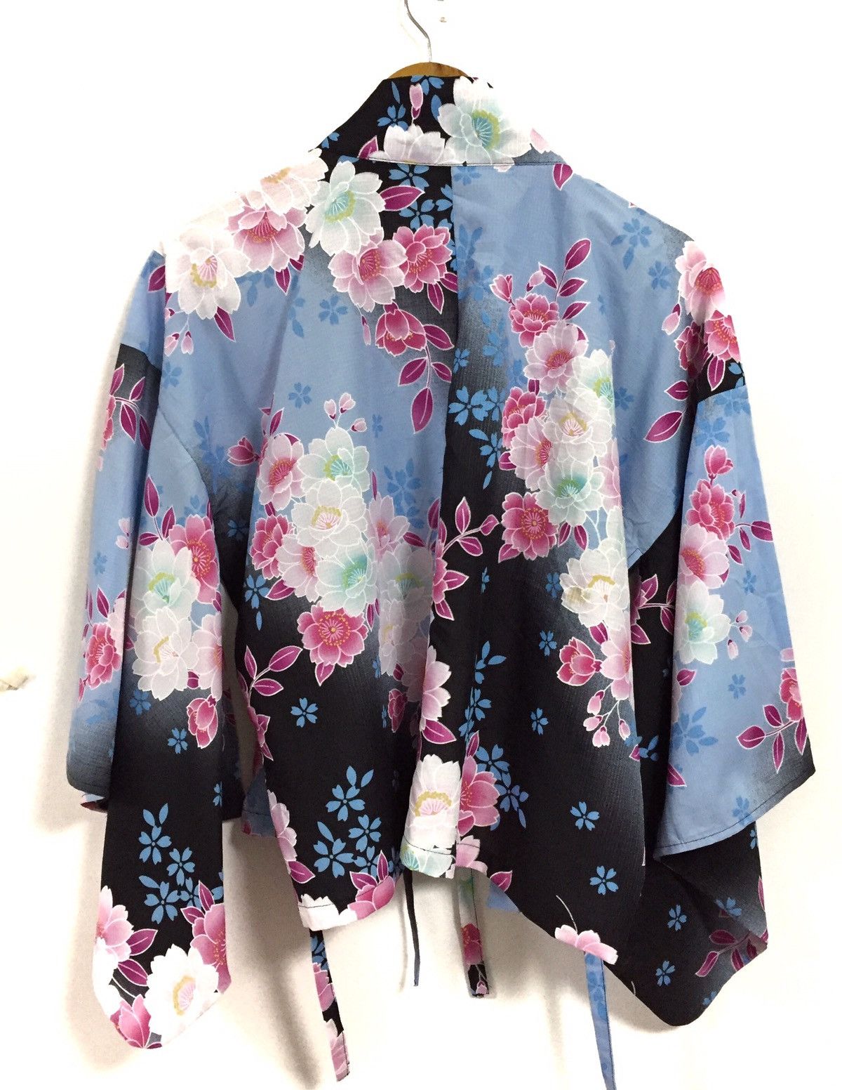 Japanese Brand Japanese Traditional Kimono Haori Floral Fullprint Handmade Size US L / EU 52-54 / 3 - 3 Thumbnail