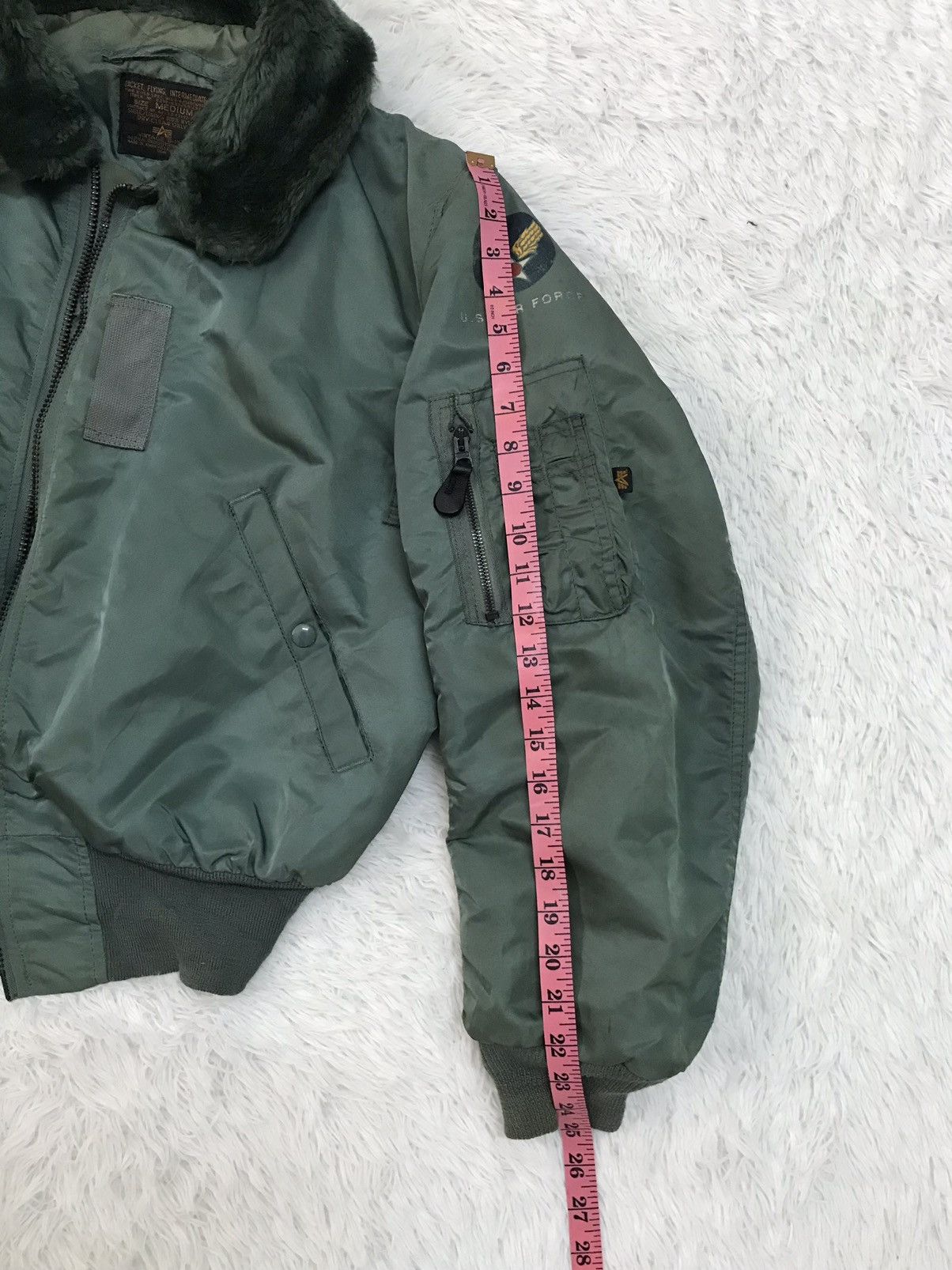 Alpha Industries Vtg B-15D Alpha Industries USAF Flying Bomber Jacket Size US M / EU 48-50 / 2 - 22 Thumbnail