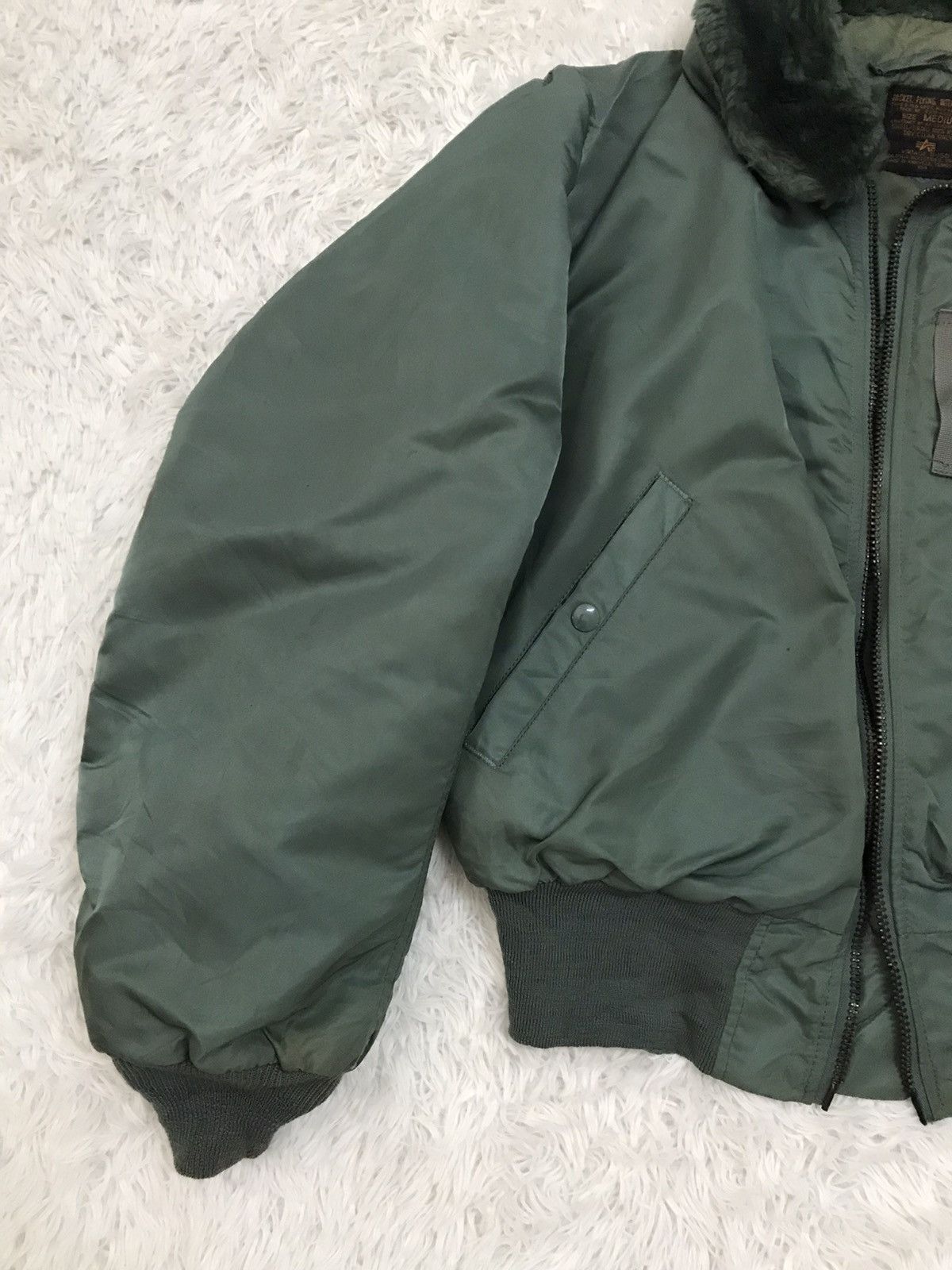 Alpha Industries Vtg B-15D Alpha Industries USAF Flying Bomber Jacket Size US M / EU 48-50 / 2 - 5 Thumbnail