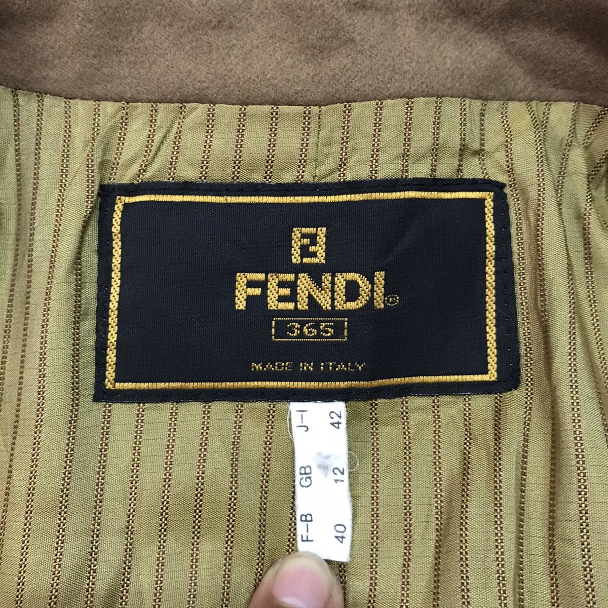 Fendi Fendi Wool & Cashmere Women Double Breast Jacket Coat Size US M / EU 48-50 / 2 - 16 Thumbnail
