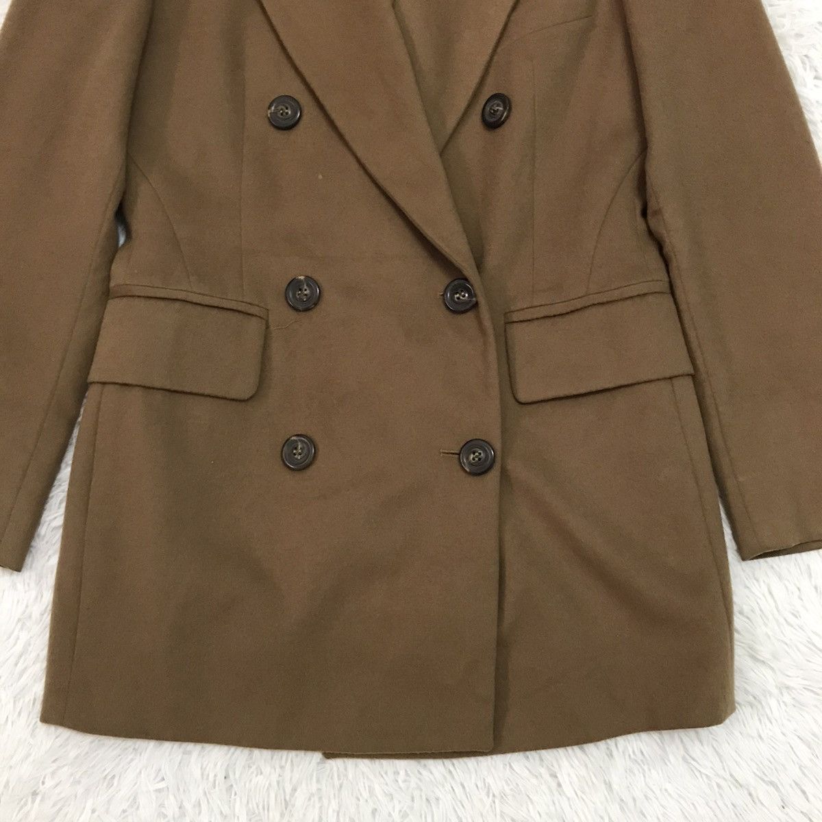 Fendi Fendi Wool & Cashmere Women Double Breast Jacket Coat Size US M / EU 48-50 / 2 - 7 Thumbnail