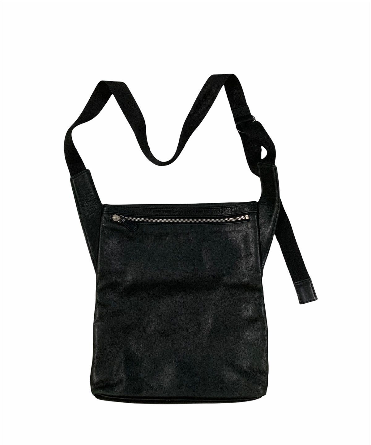 Issey Miyake RARE ‼️ Agnes B. Paris Leather Crossbody Sling Bag Size ONE SIZE - 2 Thumbnail