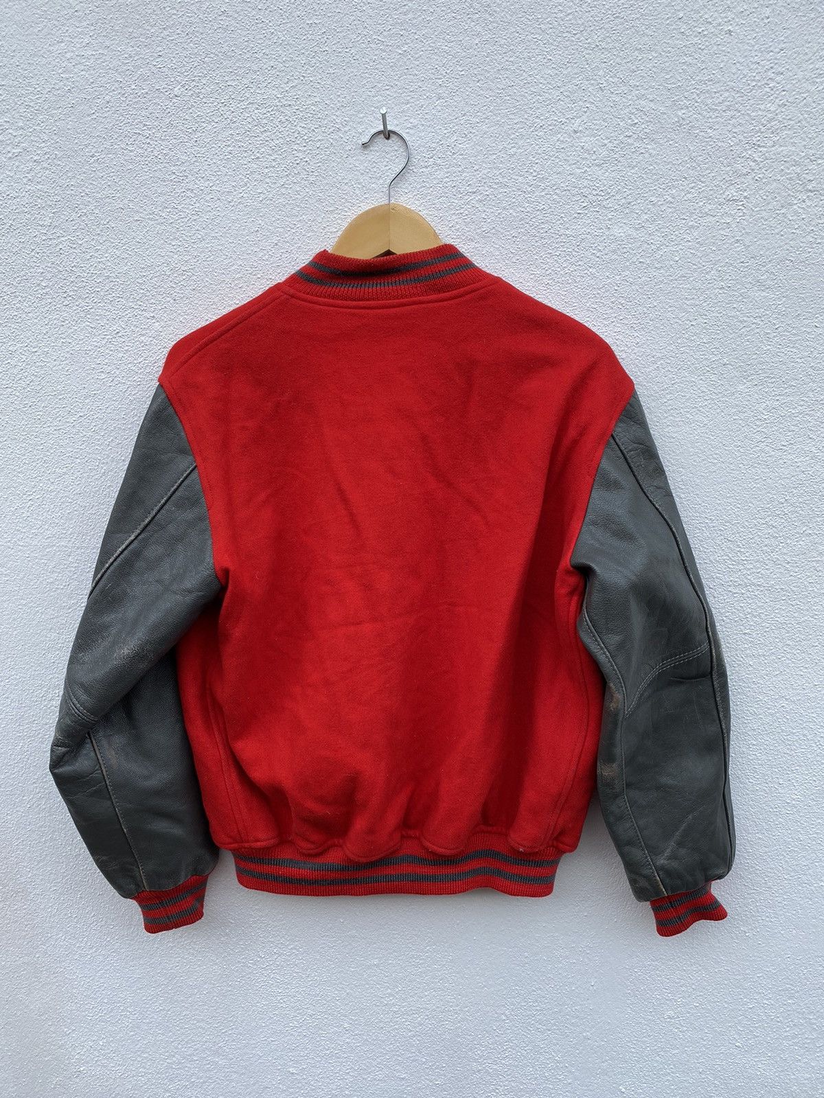 Vintage Vintage Way Out Varsity jacket big embroidery logo Size US L / EU 52-54 / 3 - 3 Thumbnail