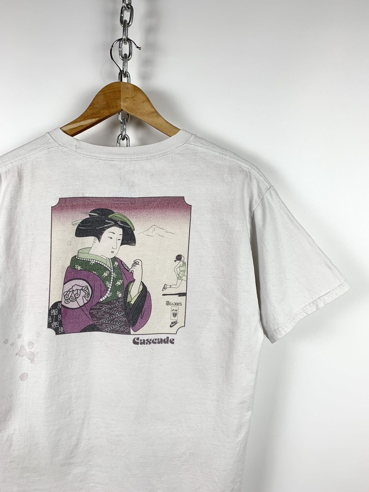 Nike Vintage Nike Geisha Cascade Run Reprint Off Very Rare Size US M / EU 48-50 / 2 - 2 Thumbnail