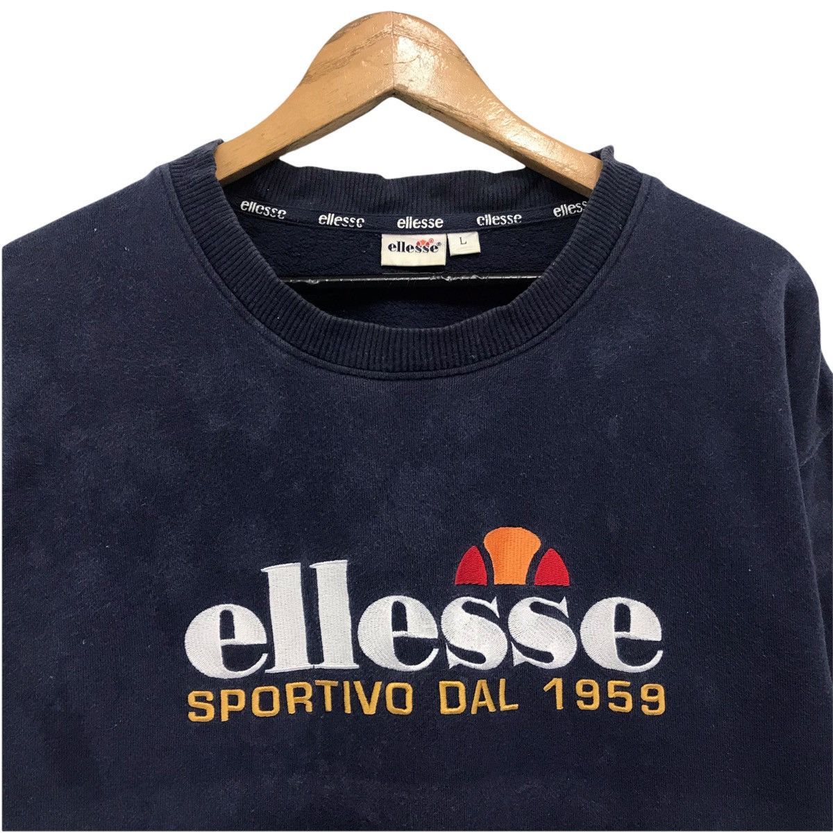 Ellesse × Sports Specialties × Vintage Vintage Ellesse Sweatshirt Embroidery Logo Jumper Pullover Size US M / EU 48-50 / 2 - 2 Thumbnail