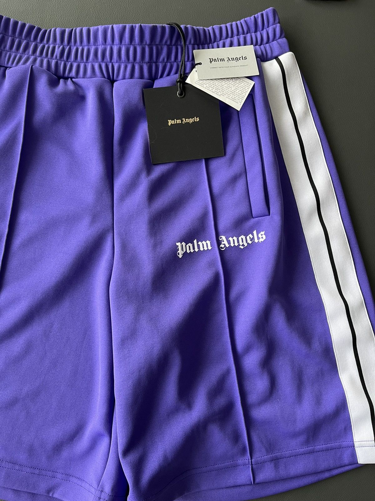 Palm Angels Rare Limited Brand New Super Runway Palm Angels Logo Shorts Size US 34 / EU 50 - 2 Thumbnail