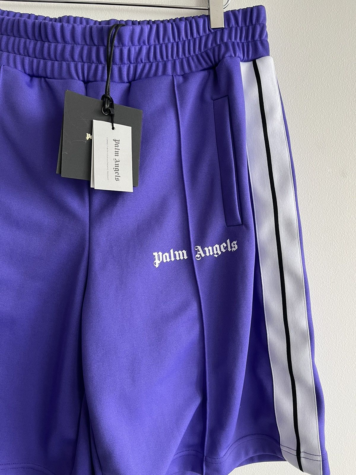 Palm Angels Rare Limited Brand New Super Runway Palm Angels Logo Shorts Size US 34 / EU 50 - 14 Thumbnail