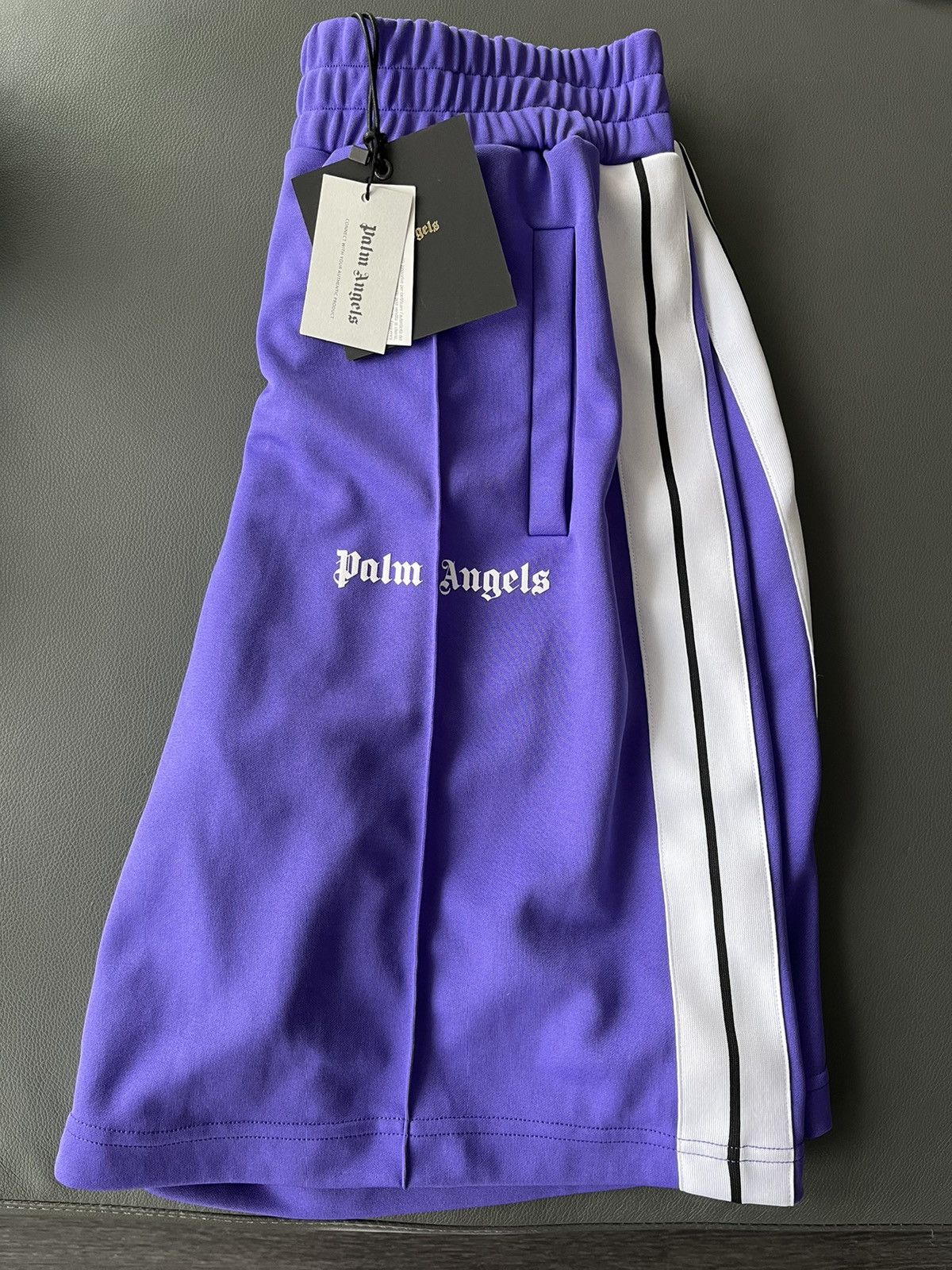 Palm Angels Rare Limited Brand New Super Runway Palm Angels Logo Shorts Size US 34 / EU 50 - 11 Thumbnail