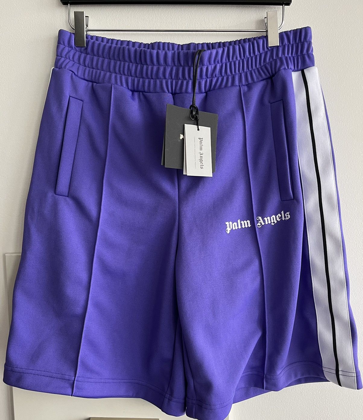 Palm Angels Rare Limited Brand New Super Runway Palm Angels Logo Shorts Size US 34 / EU 50 - 1 Thumbnail