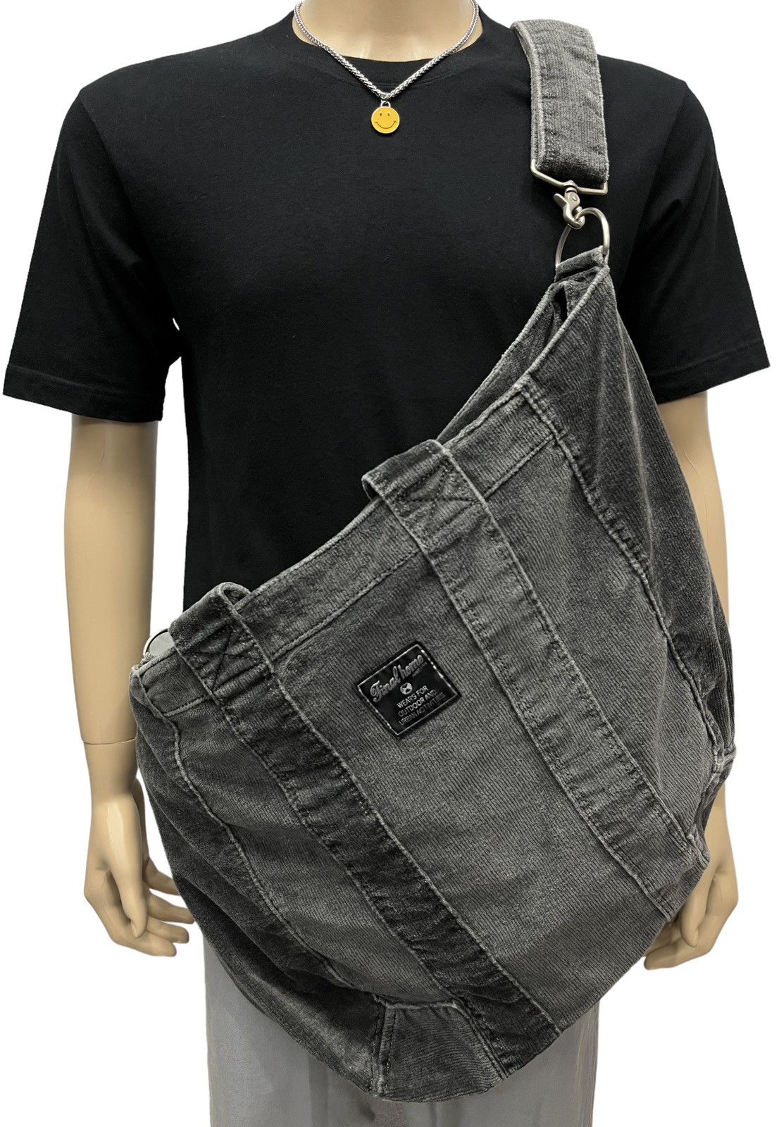 Final Home ❤️ VINTAGE FINAL HOME ISSEY MIYAKE Corduroy Tote Sling Bag Size ONE SIZE - 13 Thumbnail