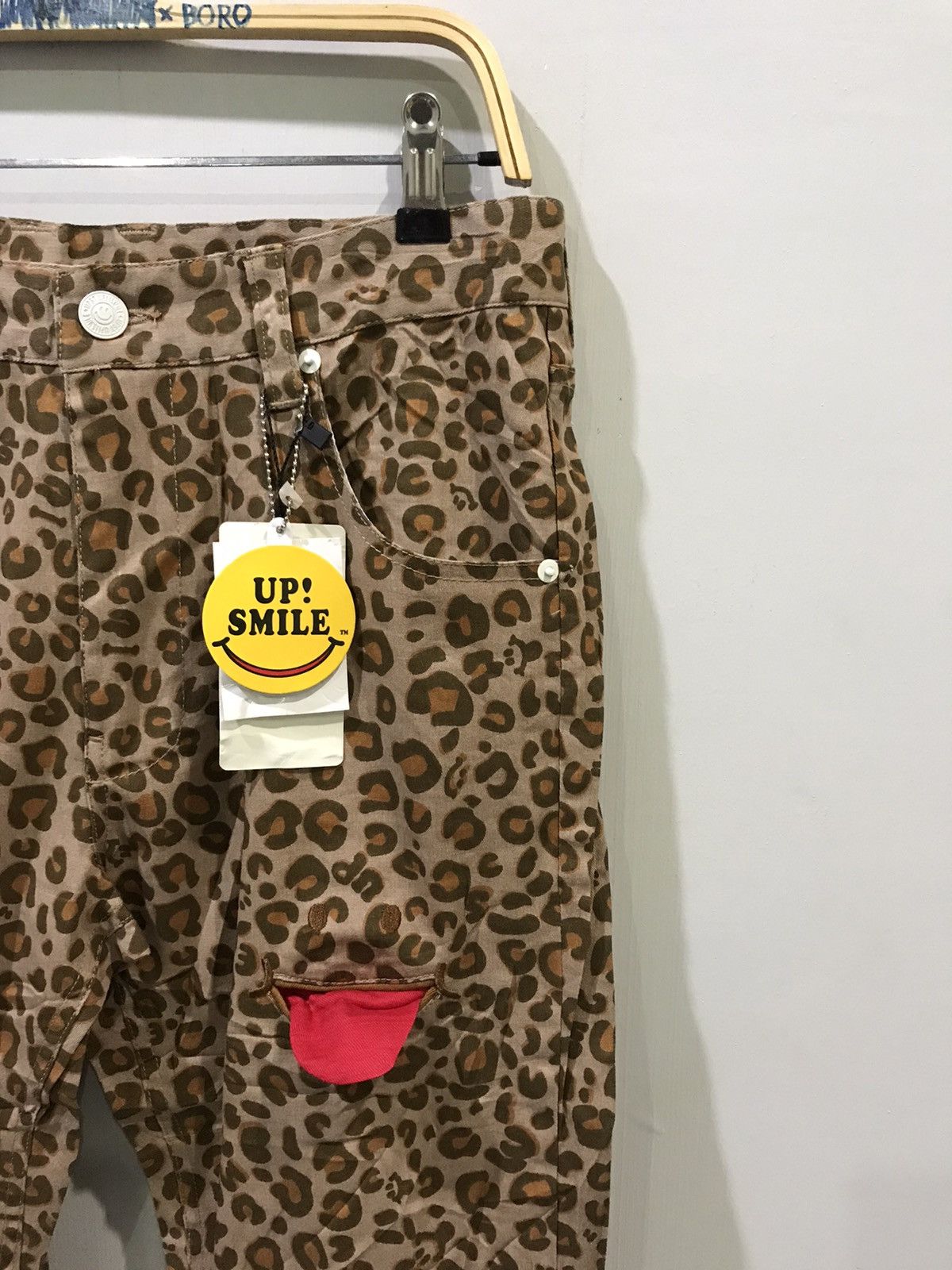 Japanese Brand UP! SMILE Japan Leopard Big Smile Pant Size US 32 / EU 48 - 2 Thumbnail