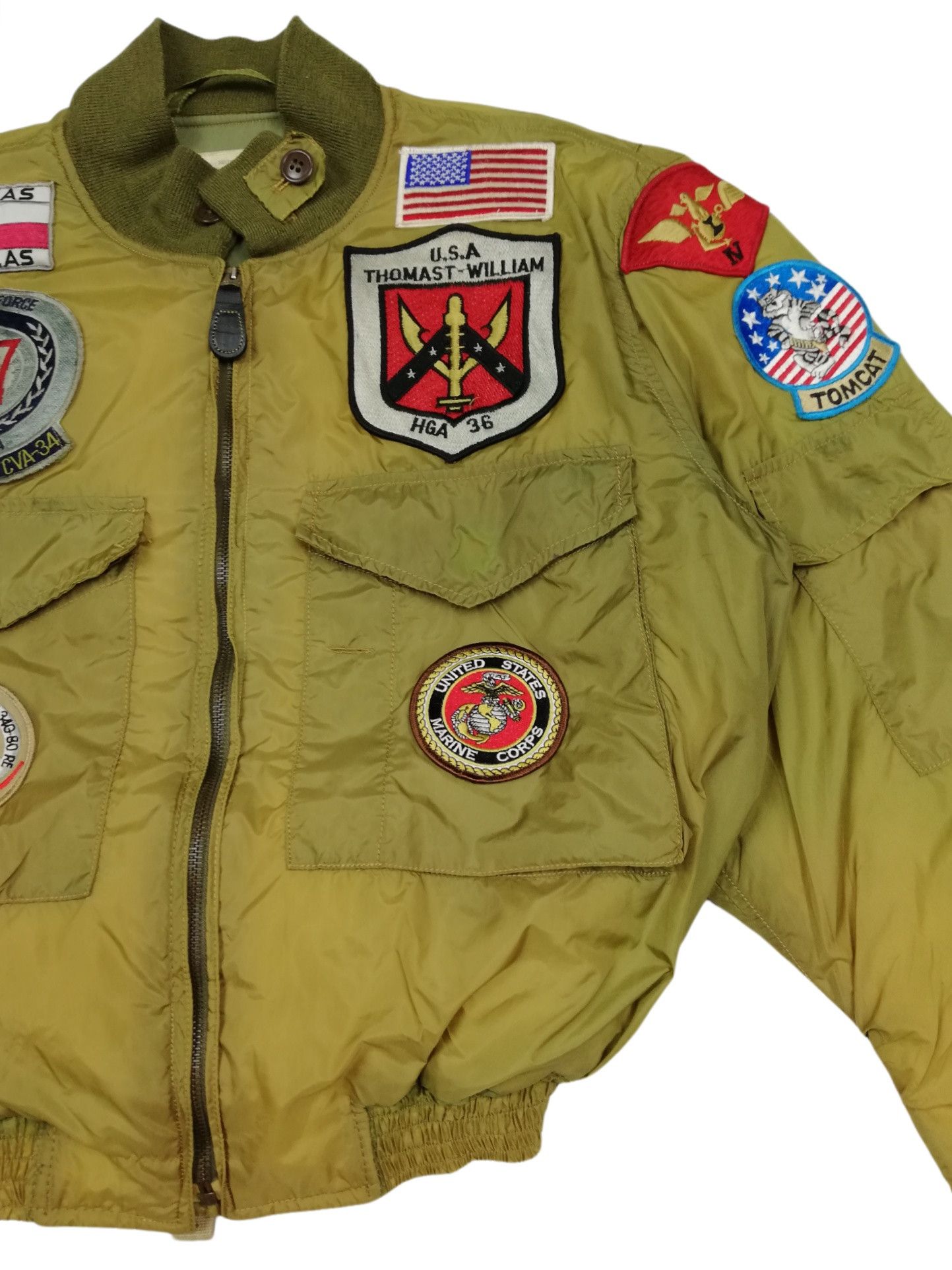 Buzz Rickson's × Toyo Enterprises 🔥GRAIL G-8 WEP USA Thomast William HGA 36 ✈️ Flight Jacket Size US S / EU 44-46 / 1 - 7 Thumbnail