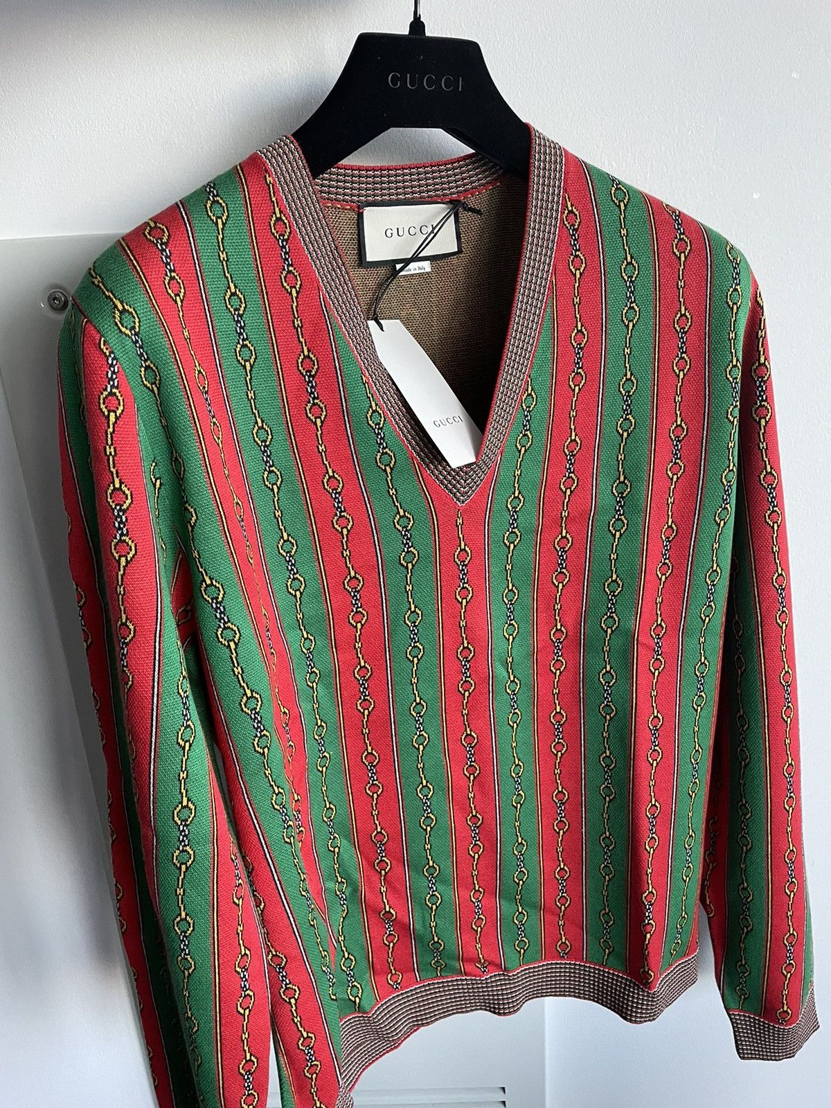 Gucci Rare Runway LimitedEdition Brand New Gucci Horsebit Sweater Size US L / EU 52-54 / 3 - 17 Thumbnail