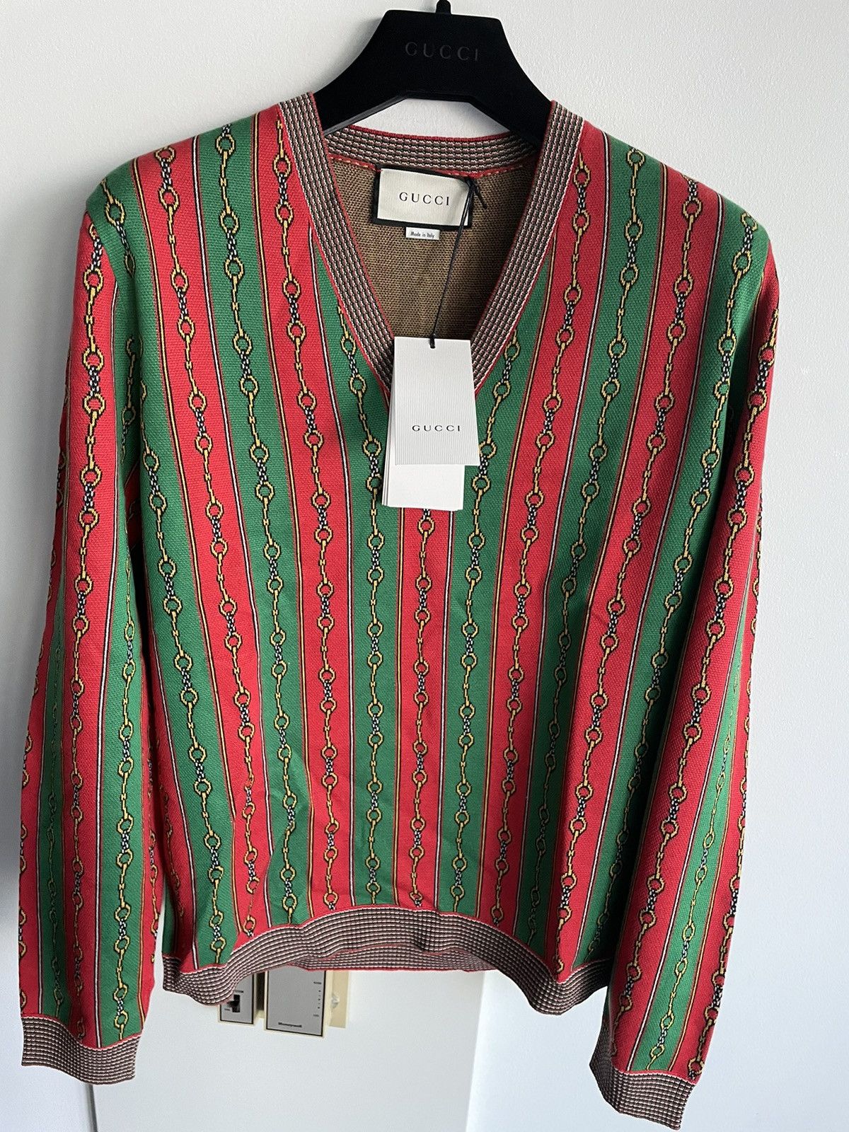 Gucci Rare Runway LimitedEdition Brand New Gucci Horsebit Sweater Size US L / EU 52-54 / 3 - 23 Thumbnail