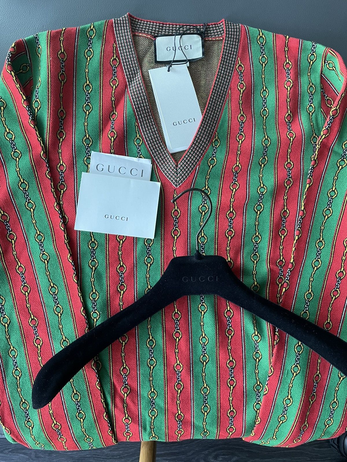 Gucci Rare Runway LimitedEdition Brand New Gucci Horsebit Sweater Size US L / EU 52-54 / 3 - 2 Thumbnail