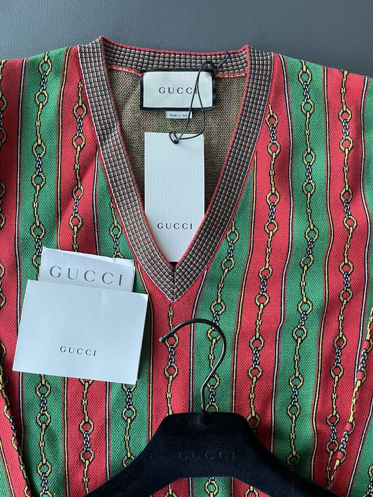 Gucci Rare Runway LimitedEdition Brand New Gucci Horsebit Sweater Size US L / EU 52-54 / 3 - 13 Thumbnail