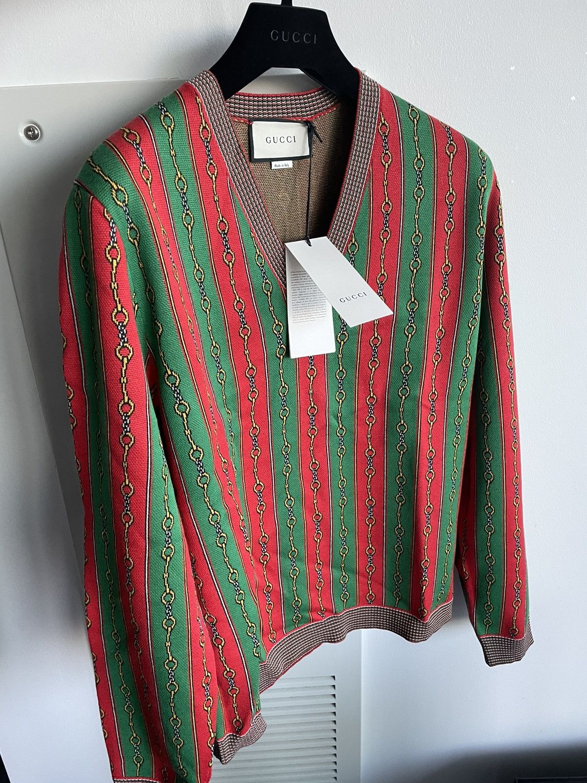 Gucci Rare Runway LimitedEdition Brand New Gucci Horsebit Sweater Size US L / EU 52-54 / 3 - 19 Thumbnail
