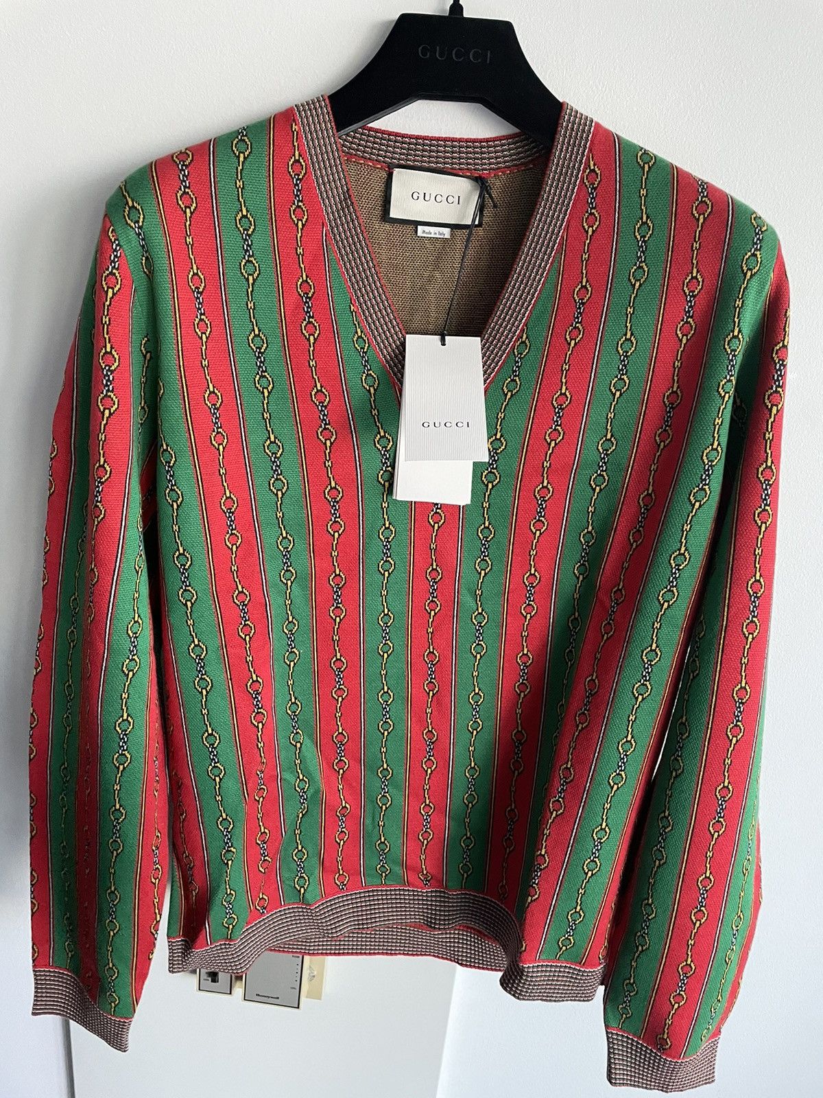 Gucci Rare Runway LimitedEdition Brand New Gucci Horsebit Sweater Size US L / EU 52-54 / 3 - 25 Thumbnail