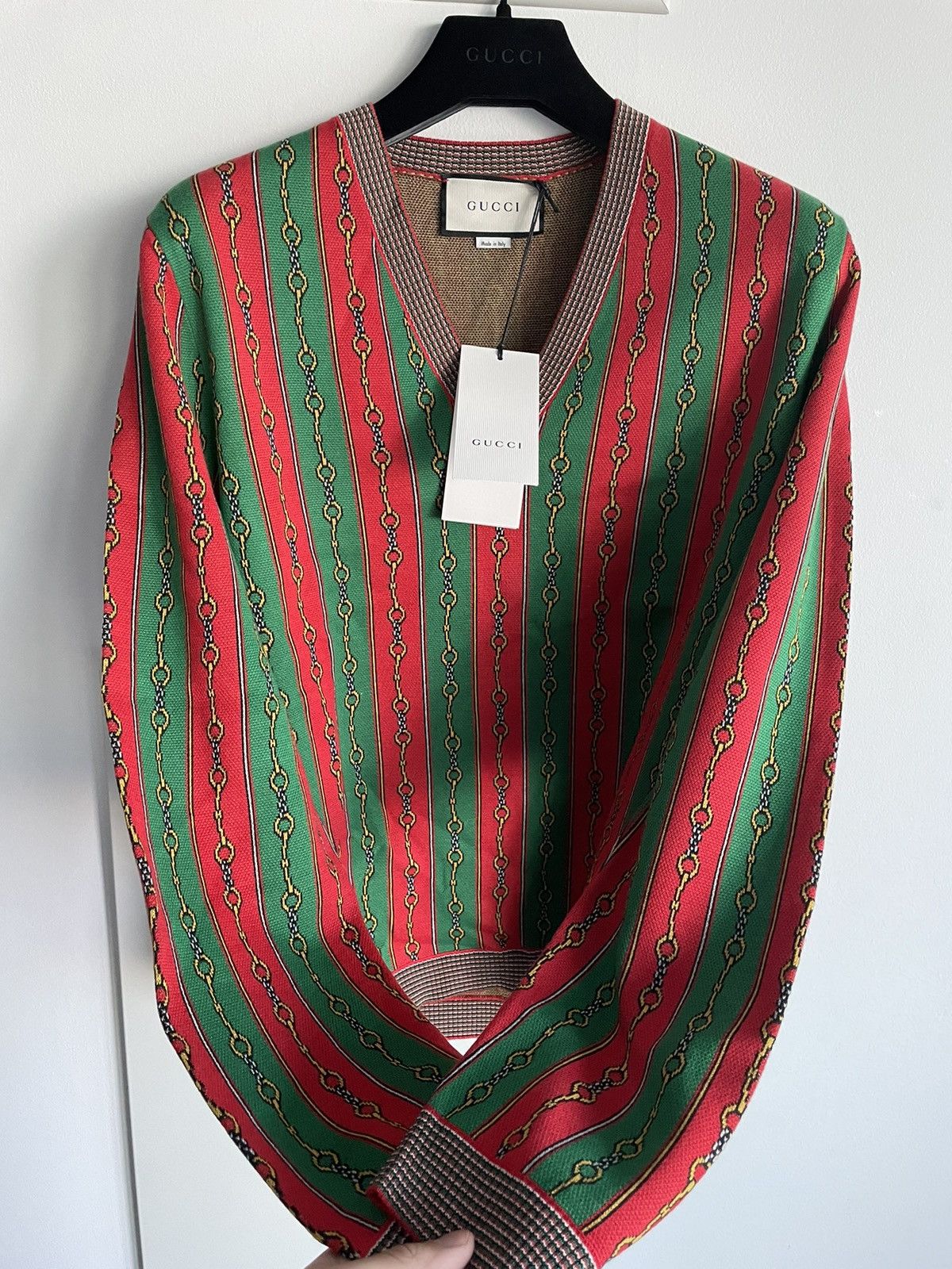 Gucci Rare Runway LimitedEdition Brand New Gucci Horsebit Sweater Size US L / EU 52-54 / 3 - 22 Thumbnail