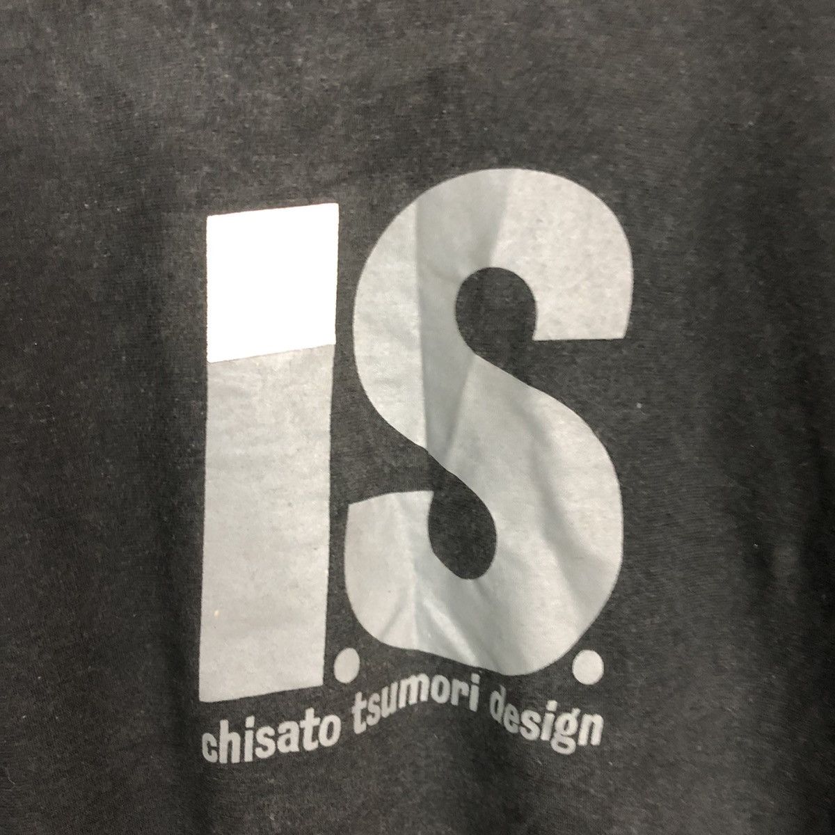 Issey Miyake DL Issey Miyake IS big logo Black Long Sleeve Tshirt #3881 Size US M / EU 48-50 / 2 - 10 Thumbnail