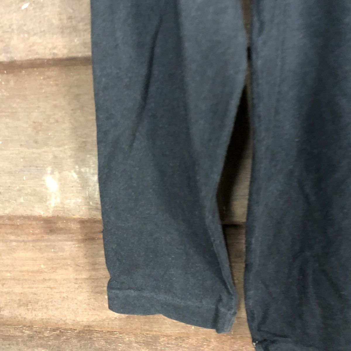 Issey Miyake DL Issey Miyake IS big logo Black Long Sleeve Tshirt #3881 Size US M / EU 48-50 / 2 - 6 Thumbnail