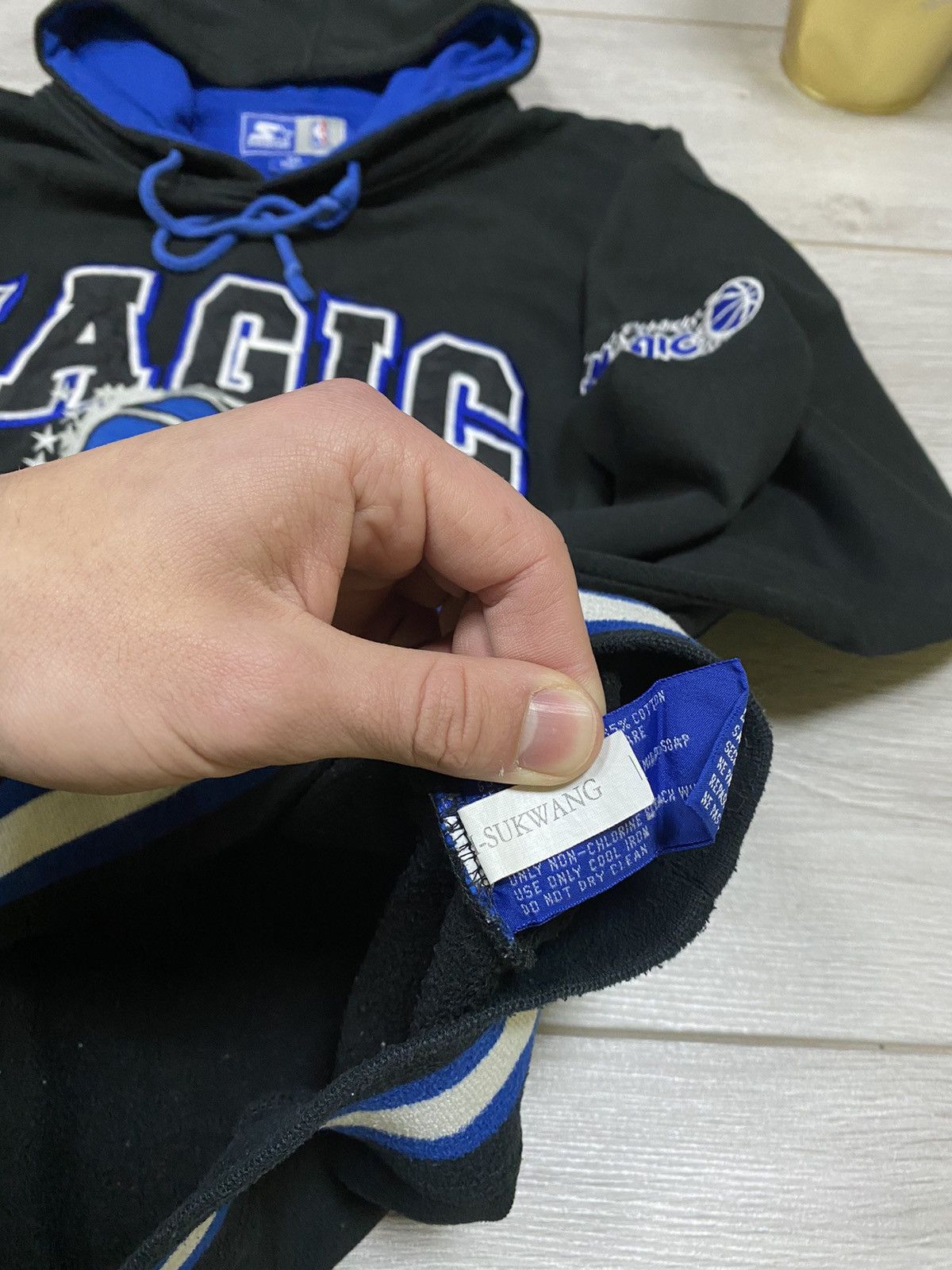 NBA Orlando Magic x Starter NBA vintage hoodie Size US M / EU 48-50 / 2 - 8 Thumbnail