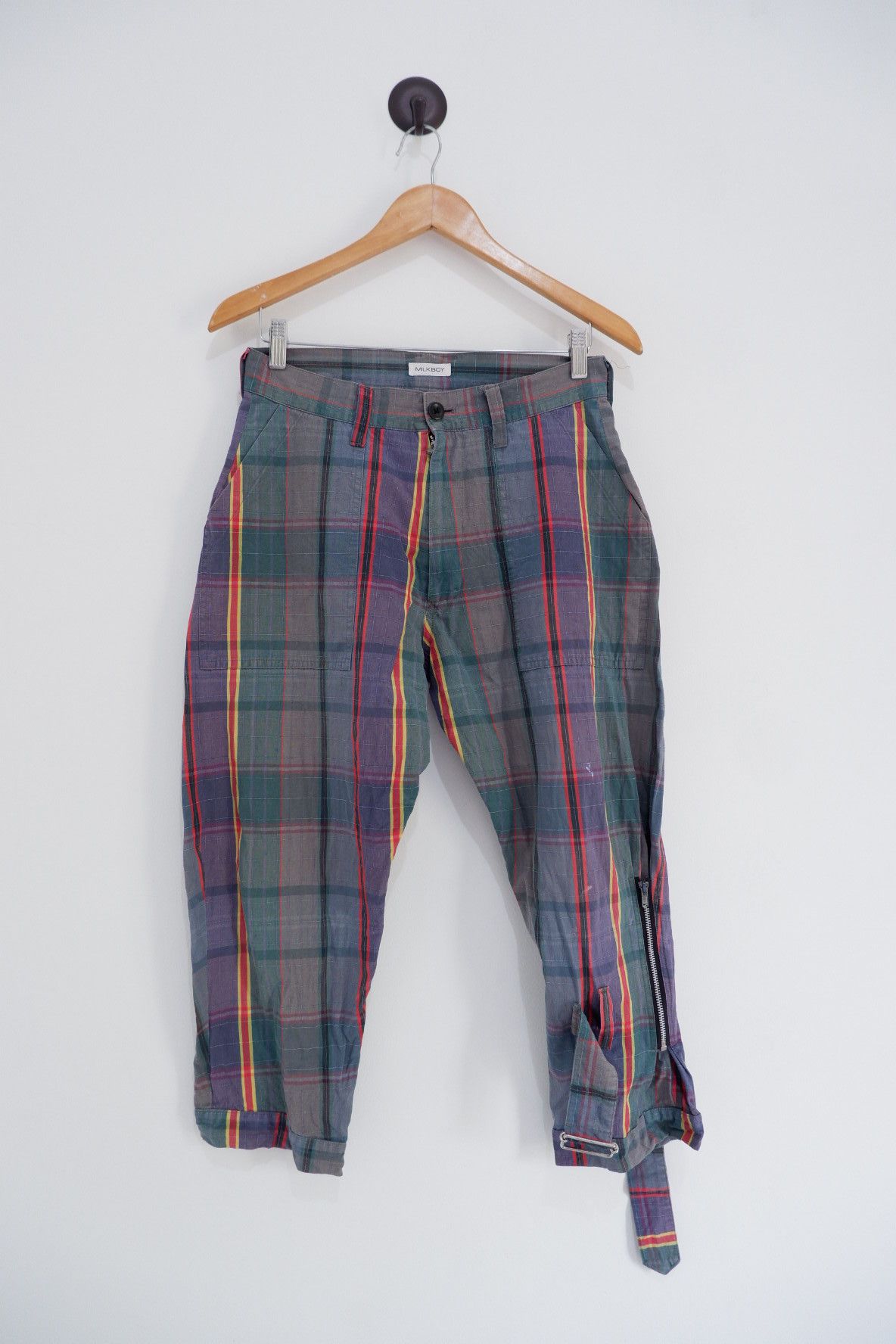 20471120 Vintage MILKBOY Bondage Cropped 7/8 Pants Size US 30 / EU 46 - 1 Thumbnail