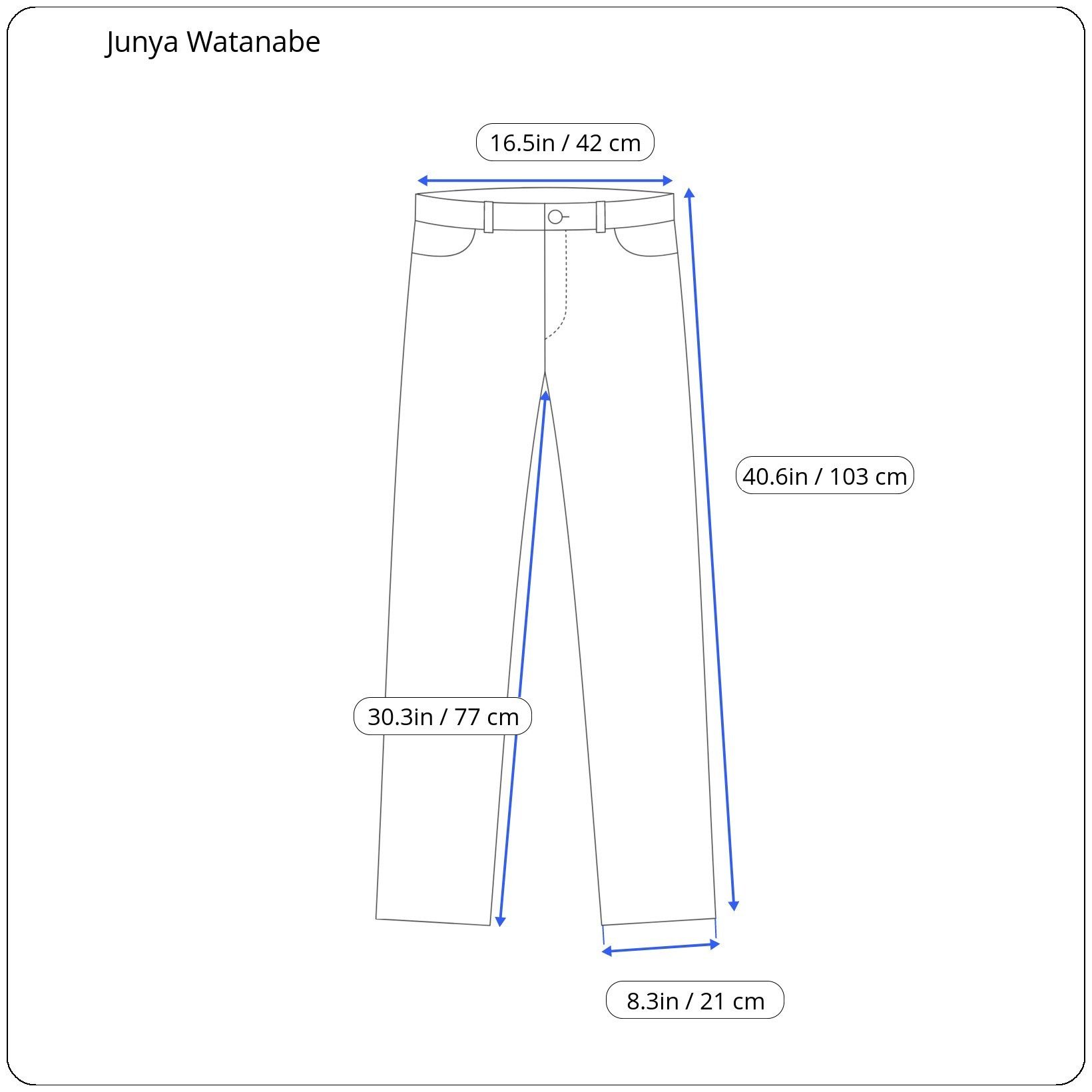 Comme des Garcons × Junya Watanabe ⚡️QUICK SALE⚡️2010 Junya Watanabe CDG Chinos Pants Turn-ups Size US 32 / EU 48 - 8 Thumbnail