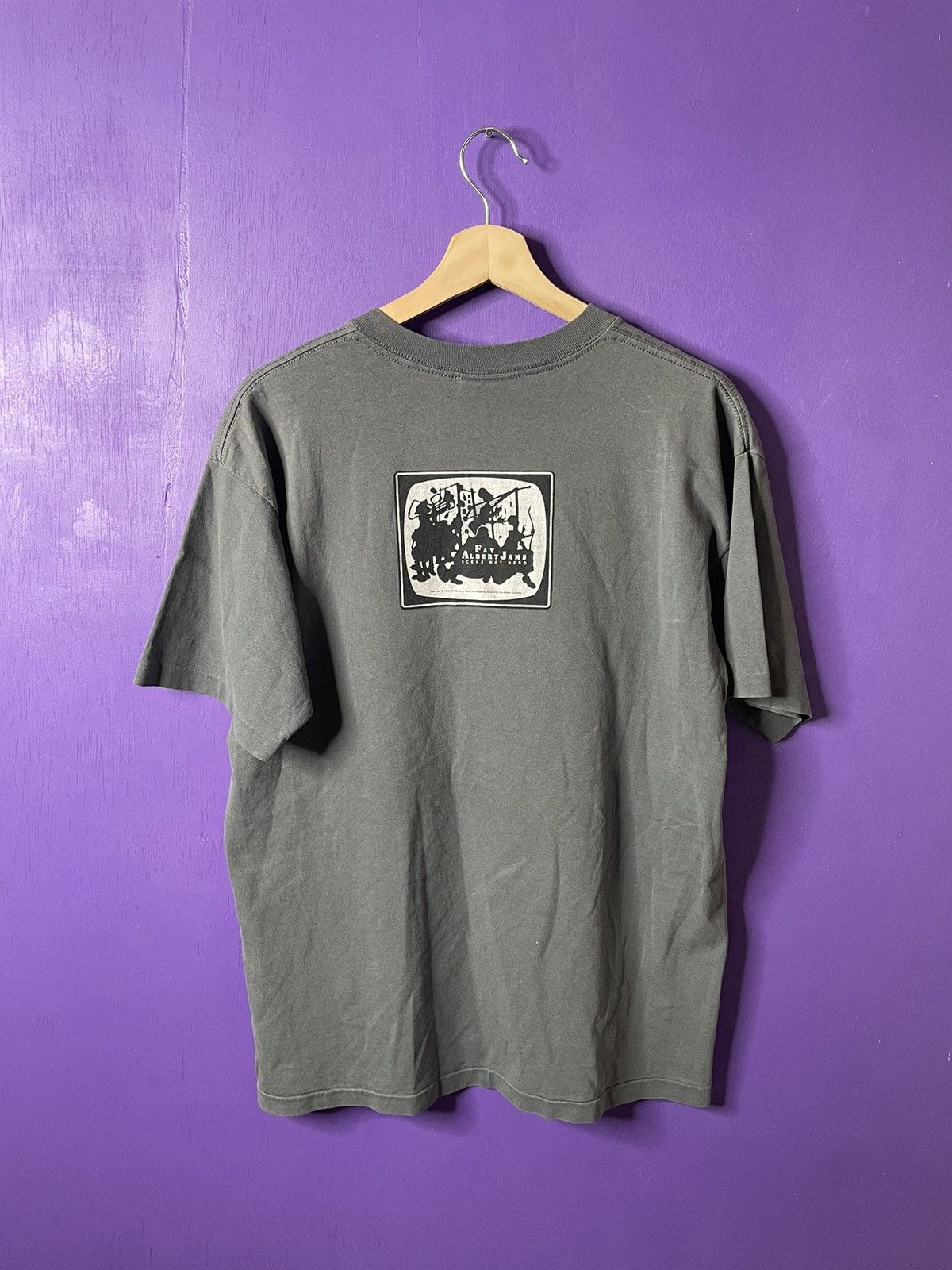 Vintage Vintage 90s faded Fat Albert the junkyard gang t-shirt Size US L / EU 52-54 / 3 - 2 Thumbnail