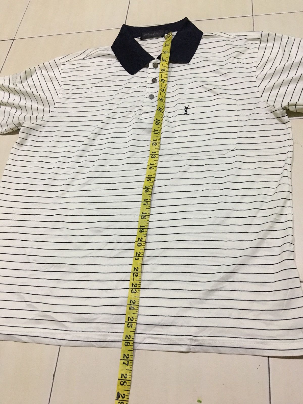 Designer × Yves Saint Laurent Yves Saint Laurent Pour Homme Polos Plaid Tartan Shirt Size US L / EU 52-54 / 3 - 7 Thumbnail