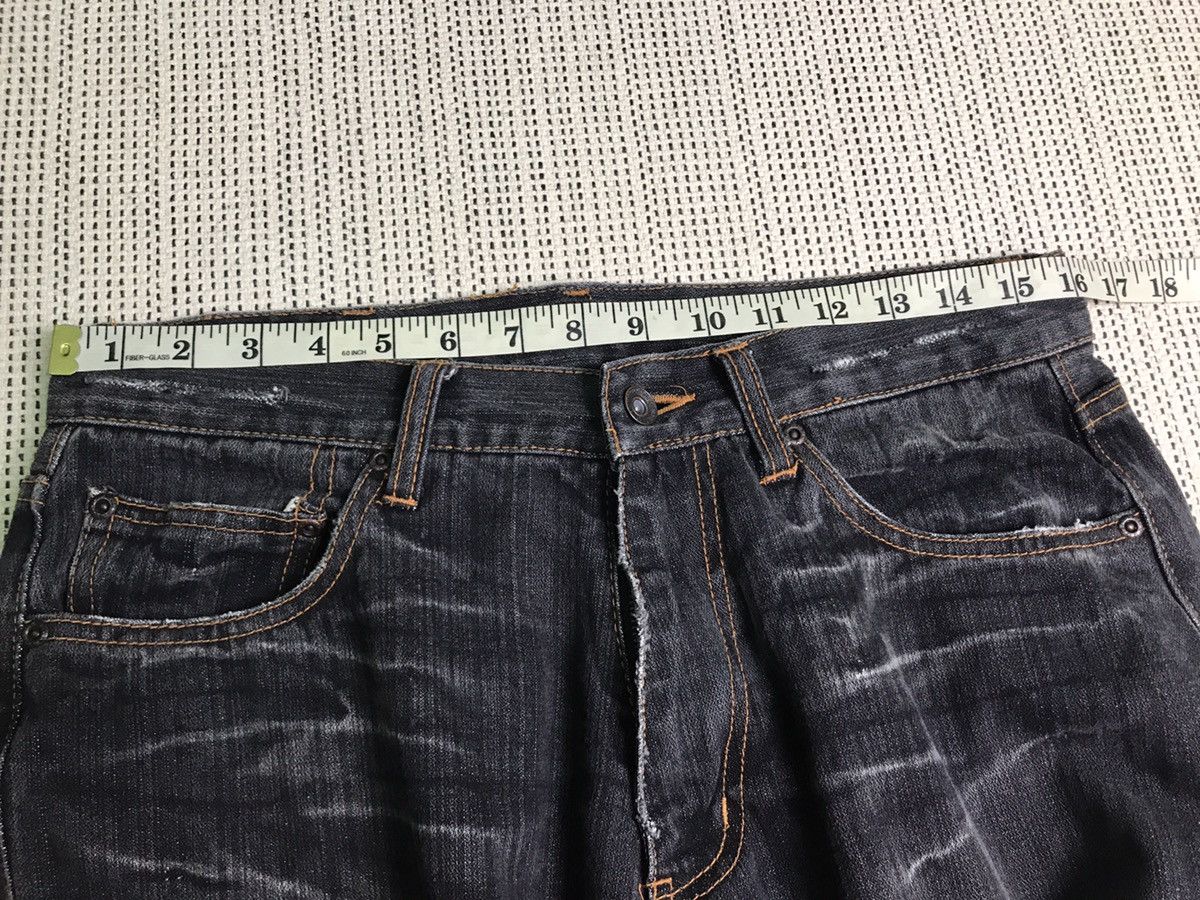 If Six Was Nine × Japanese Brand VERY RARE DISTRESSED ‼️NYLAUS JEANS JAPANESE BRAND Size US 32 / EU 48 - 6 Thumbnail