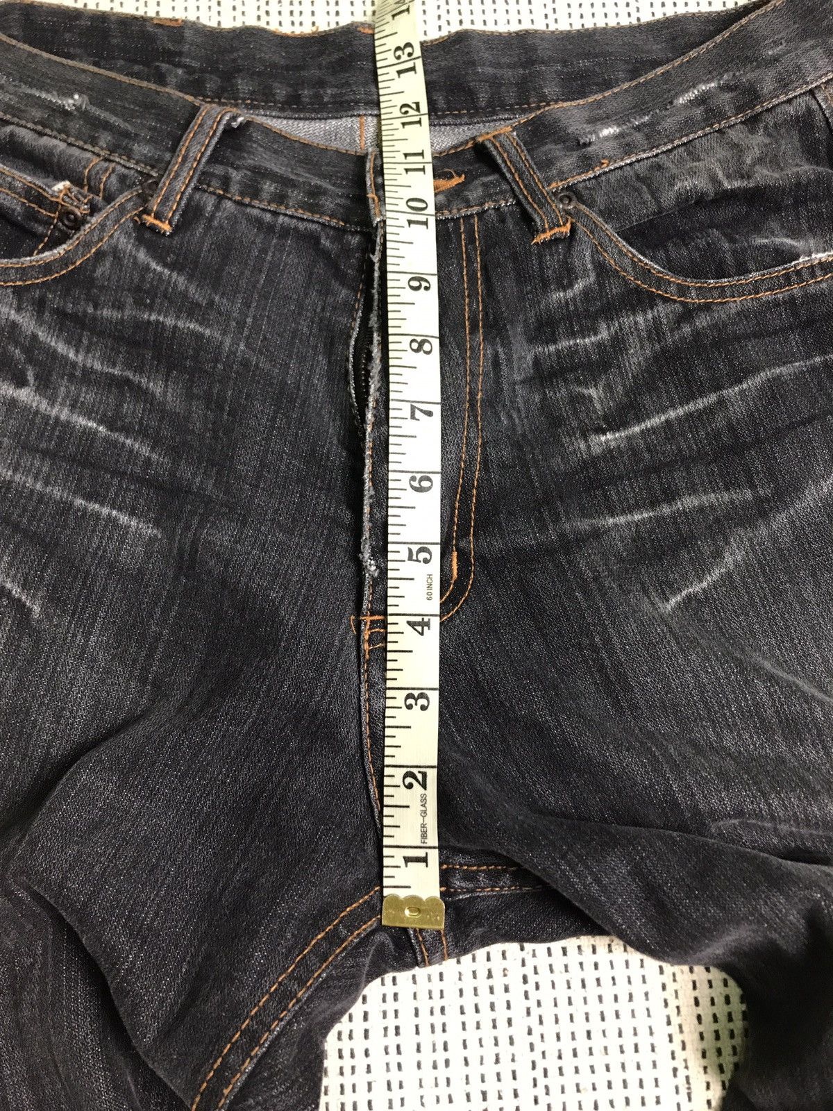 If Six Was Nine × Japanese Brand VERY RARE DISTRESSED ‼️NYLAUS JEANS JAPANESE BRAND Size US 32 / EU 48 - 7 Thumbnail
