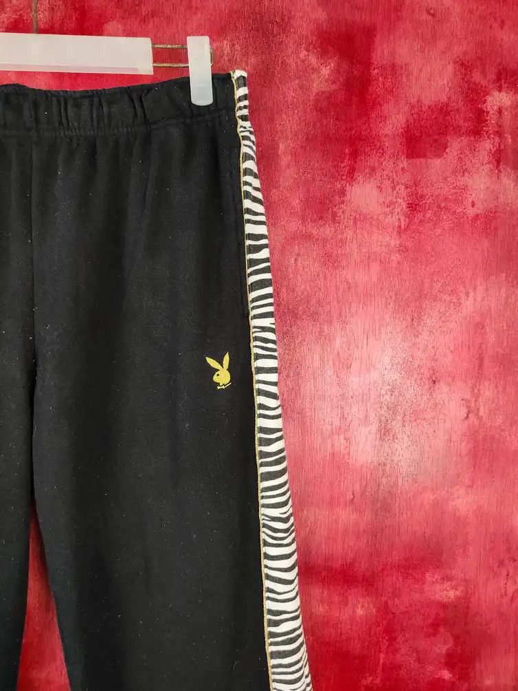 Playboy × Vintage Playboy Black jogger sweatpants Pants #S564 Size US 31 - 9 Thumbnail