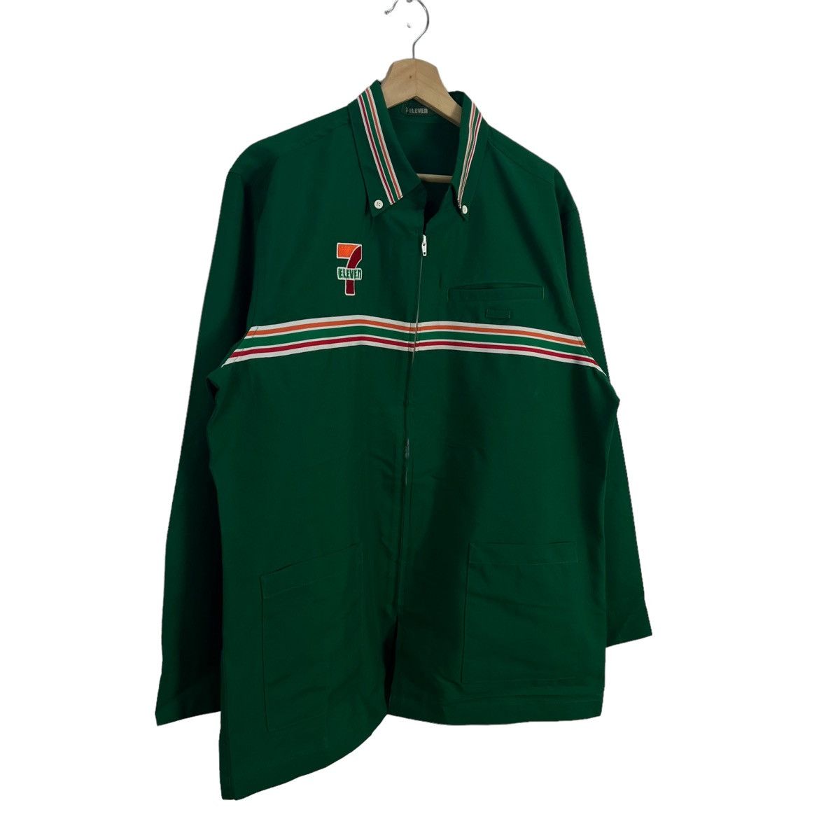 Japanese Brand VINTAGE 7-ELEVEN JAPAN BIG LOGO WORKERS WEAR Size US L / EU 52-54 / 3 - 3 Thumbnail