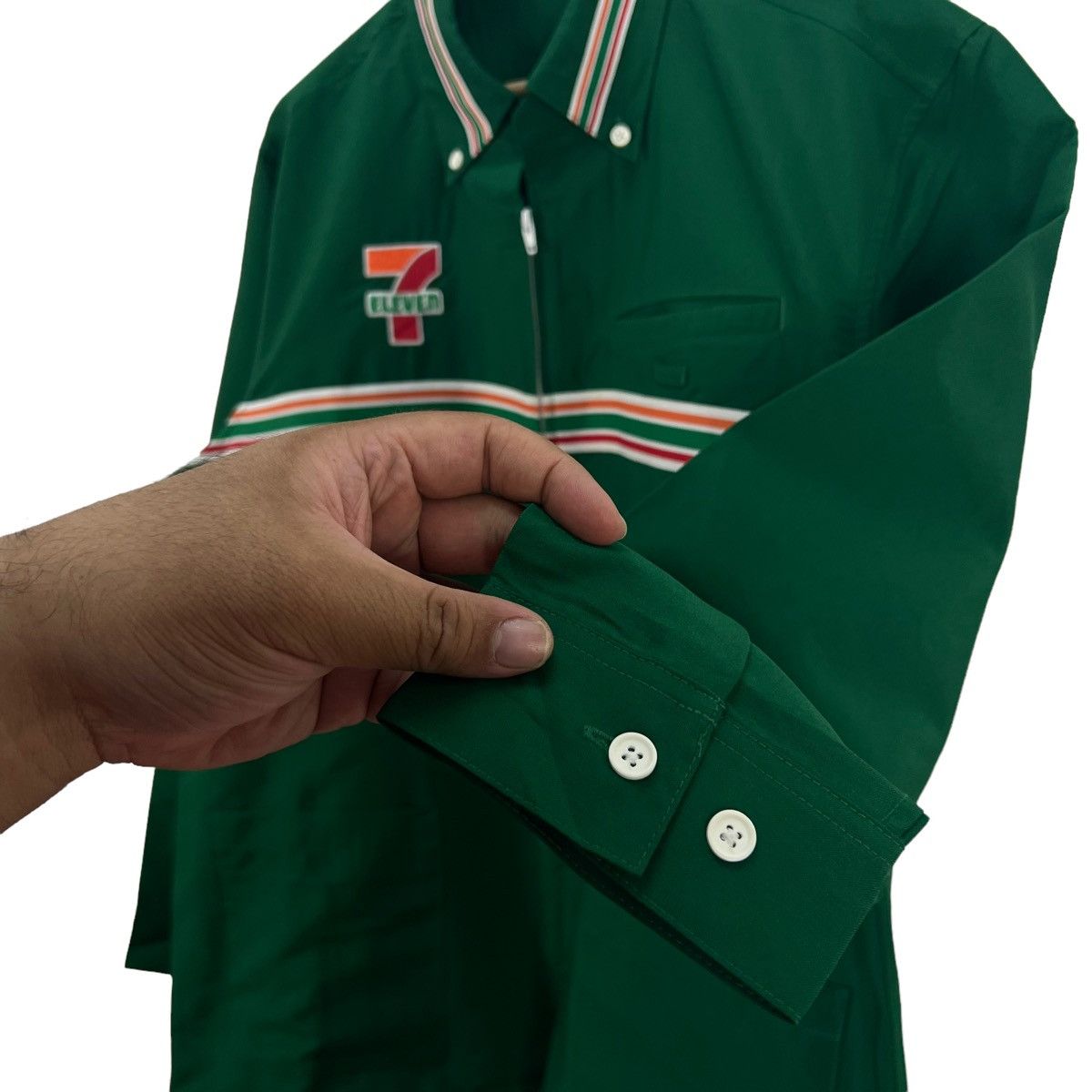 Japanese Brand VINTAGE 7-ELEVEN JAPAN BIG LOGO WORKERS WEAR Size US L / EU 52-54 / 3 - 7 Thumbnail