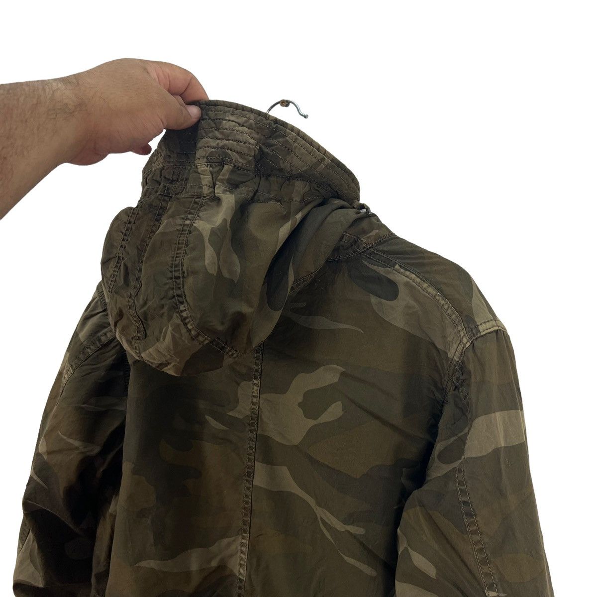Vintage VINTAGE CAMO PARKA FISH TAIL JACKET MILITARY WEAR Size M / US 6-8 / IT 42-44 - 9 Thumbnail