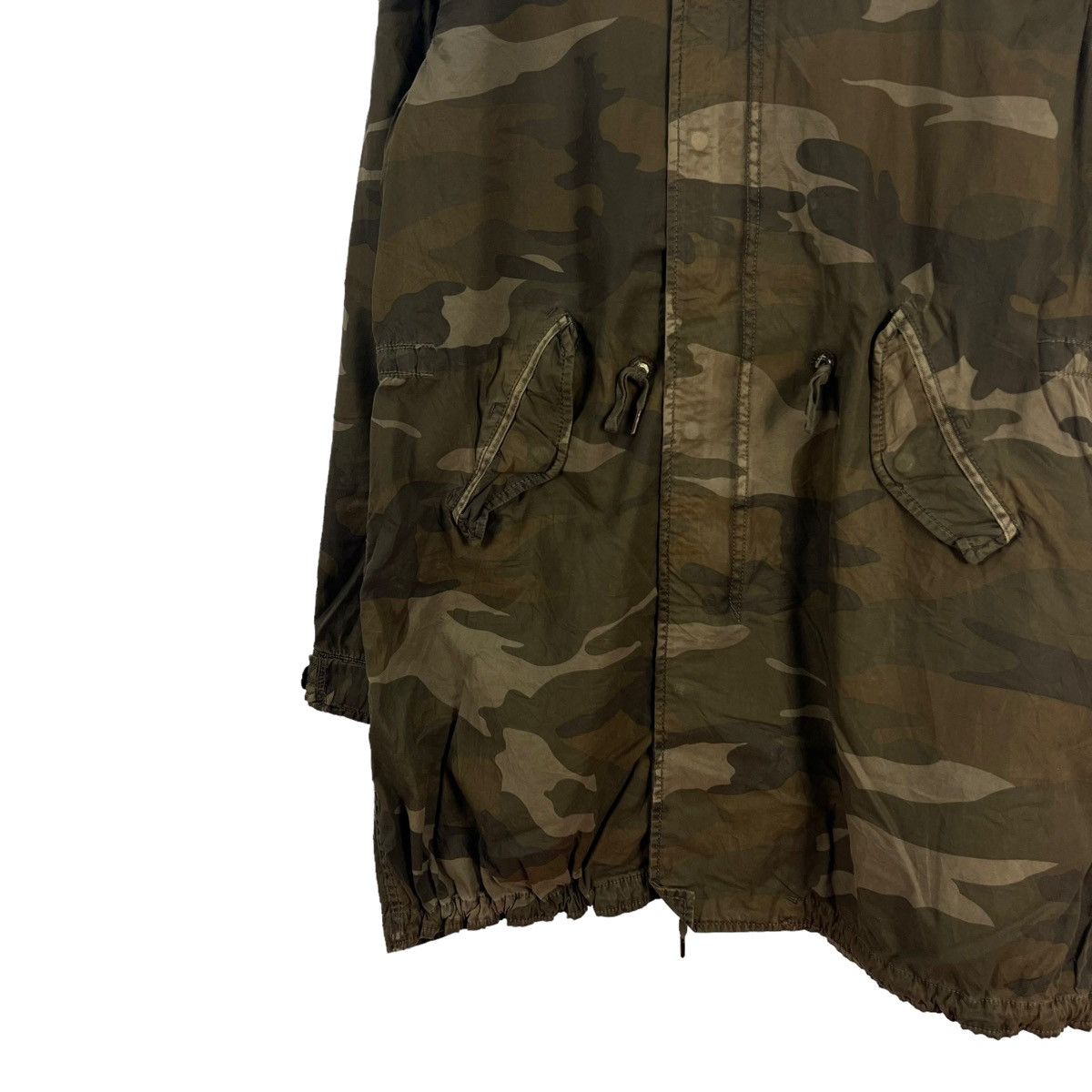 Vintage VINTAGE CAMO PARKA FISH TAIL JACKET MILITARY WEAR Size M / US 6-8 / IT 42-44 - 4 Thumbnail