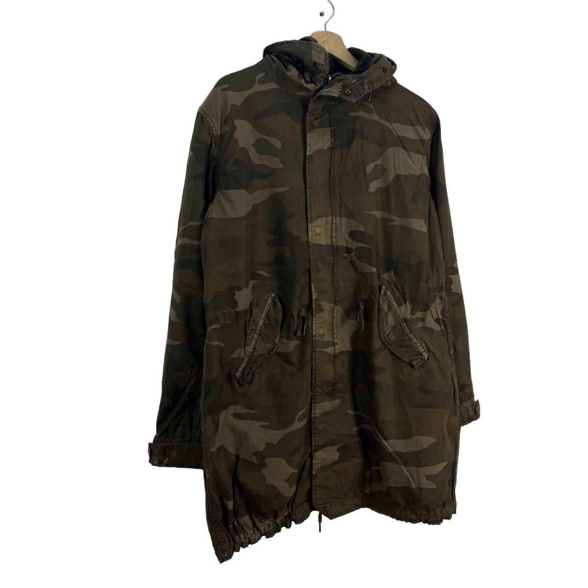 Vintage VINTAGE CAMO PARKA FISH TAIL JACKET MILITARY WEAR Size M / US 6-8 / IT 42-44 - 2 Thumbnail