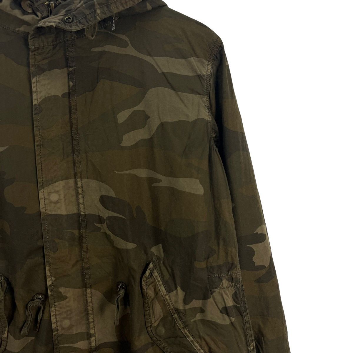 Vintage VINTAGE CAMO PARKA FISH TAIL JACKET MILITARY WEAR Size M / US 6-8 / IT 42-44 - 5 Thumbnail